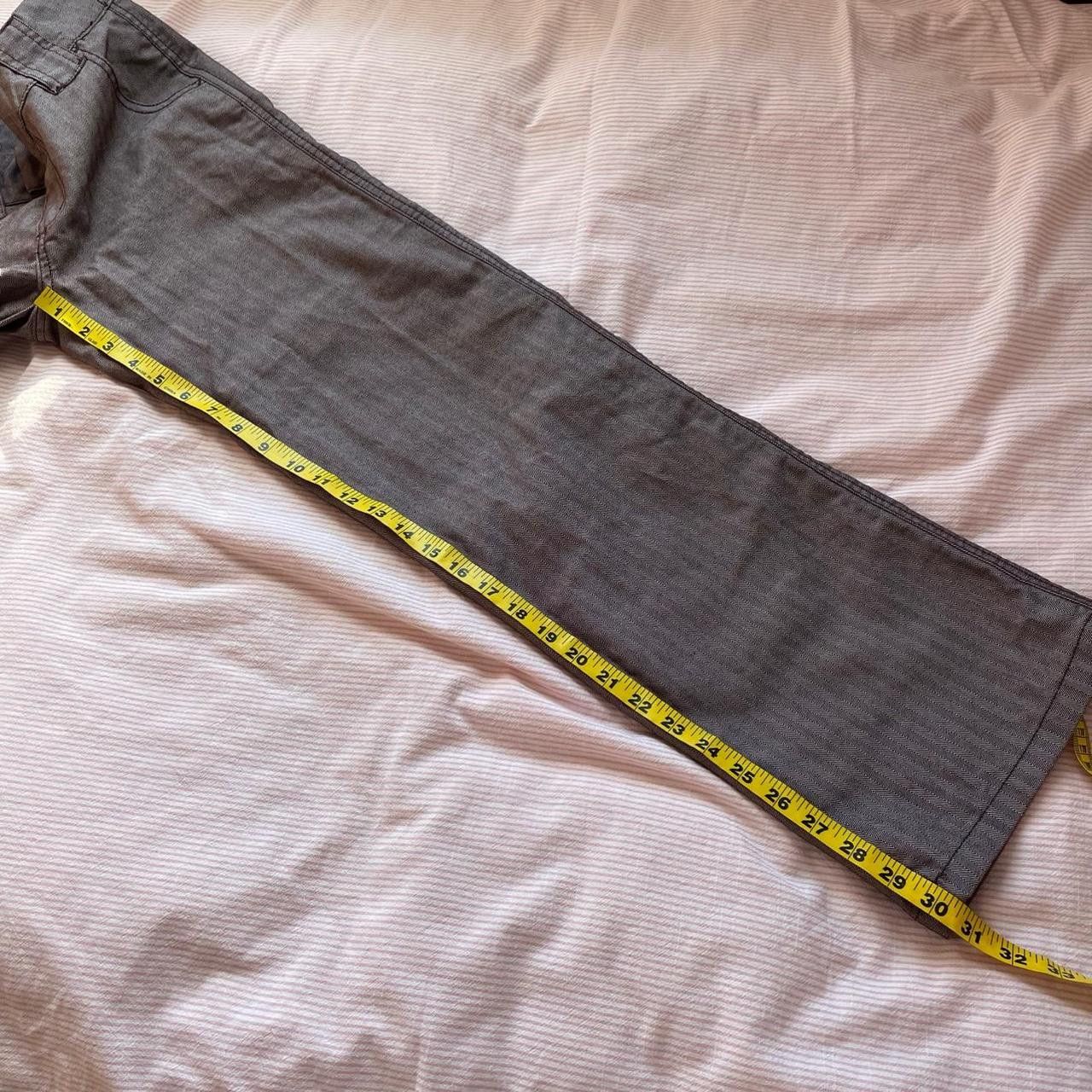 B.U.M Equipment Y2K Brown Pin Stripe Pants Size 27" / US 4 / IT 40 - 7 Thumbnail