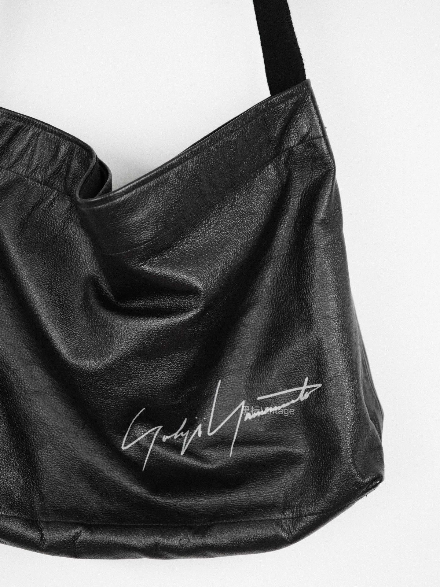 Yohji Yamamoto Yohji Yamamoto Aoyama Ltd Sign Leather Crossbody 9/10 Size ONE SIZE - 5 Thumbnail