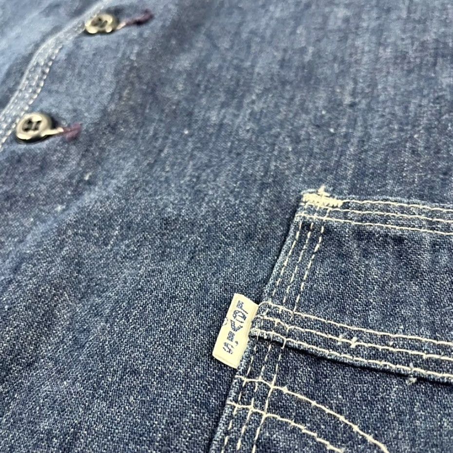 Levi's VTG Levi Strauss Vest Adult Men Large Blue Lightweight Denim 62272-5316 1997 90s Vault? Size US L / EU 52-54 / 3 - 3 Thumbnail
