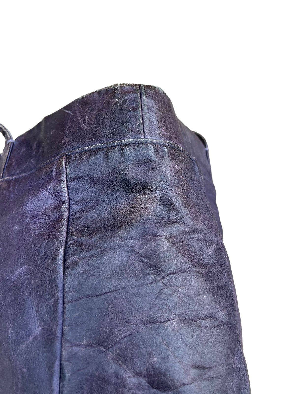 Attachment Attachment X United Arrows Distress Patina Leather Tote Bag Size ONE SIZE - 9 Thumbnail