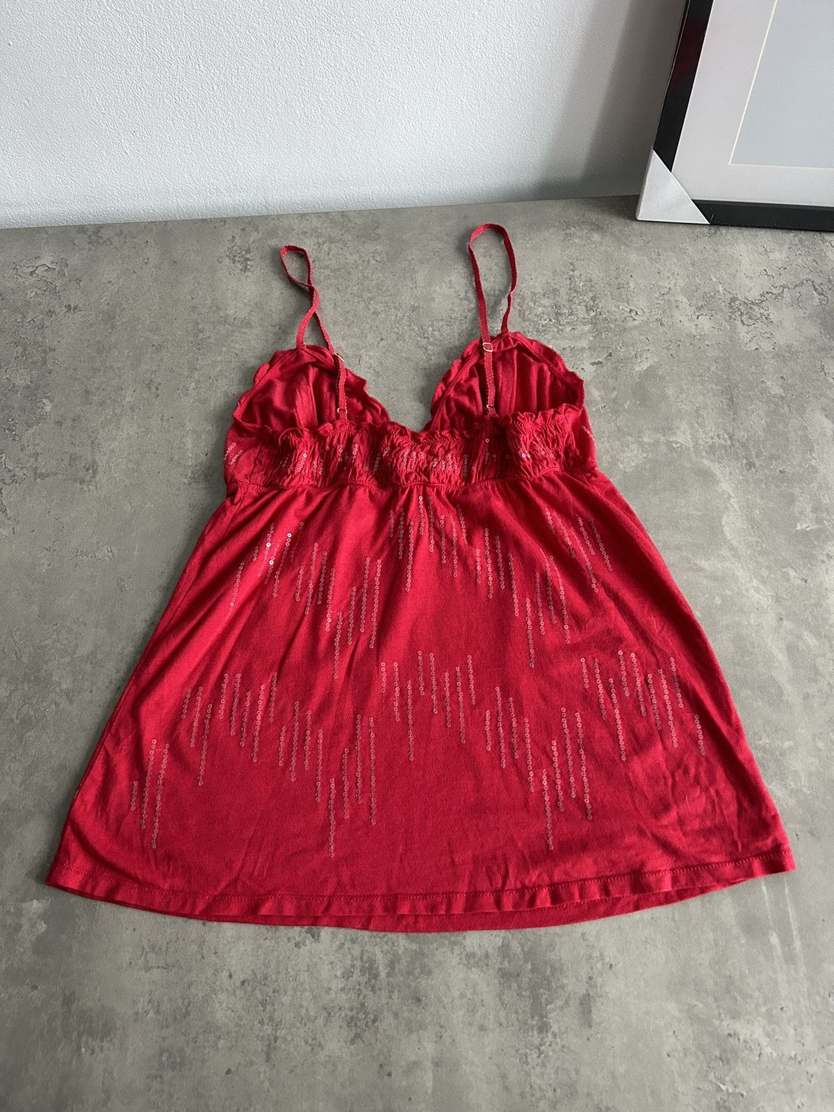 Victoria's Secret × Vintage Victoria’s Secret Vintage Cute Sequins Top Y2K 00s Size S / US 4 / IT 40 - 9 Thumbnail