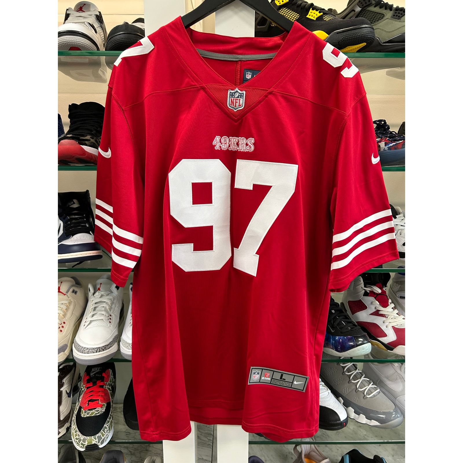Nike NFL San Francisco 49ers Football jersey #97 Nick Bosa large Size US L / EU 52-54 / 3 - 1 Thumbnail