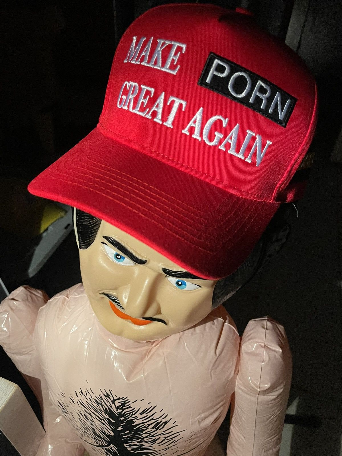 Designer Make PORN Great Again Cap – XXX SEWN Exclusive Size ONE SIZE - 2 Thumbnail