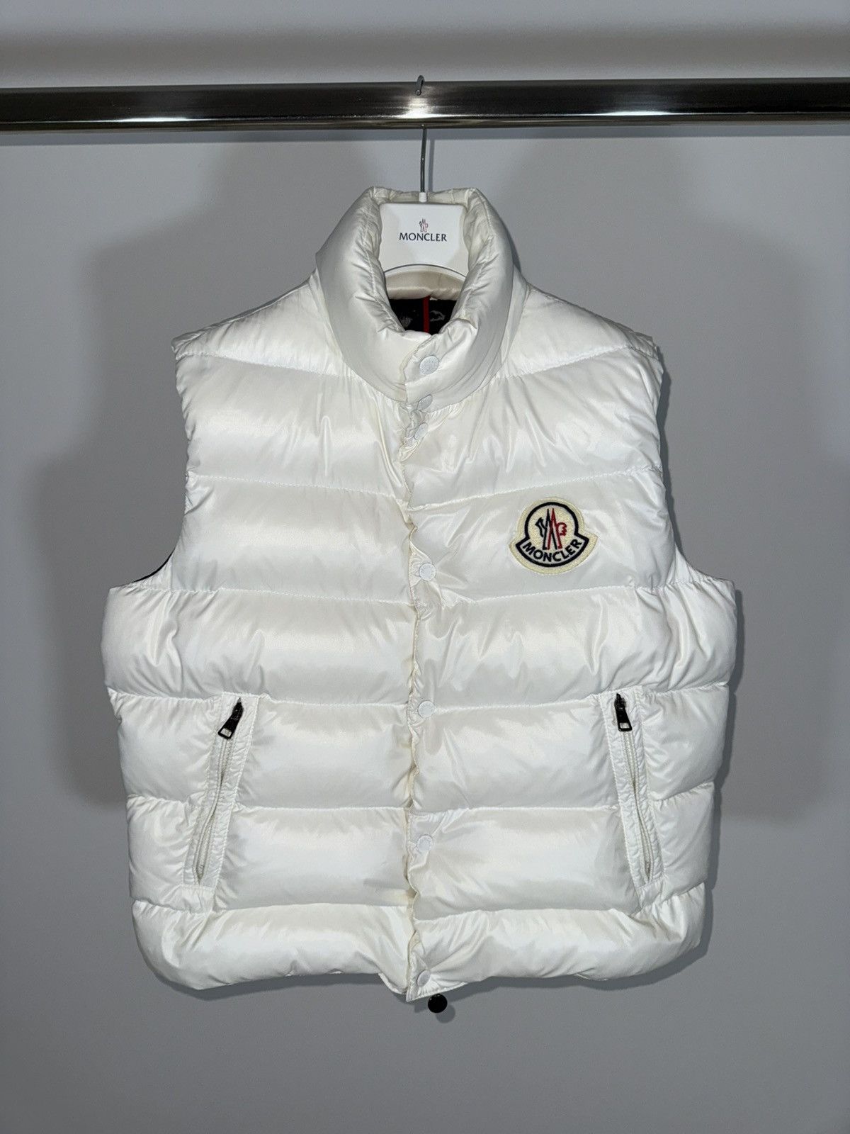 Moncler Gilet Tibet Vest Size (L) Ice White