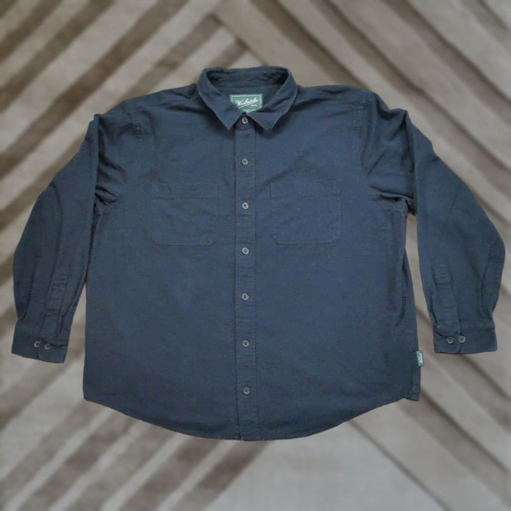 Vintage Woolrich Shirt Mens 2XL Blue Button-Up Flannel Collared Cotton Pocketed Workwear Size US XXL / EU 58 / 5 - 1 Thumbnail