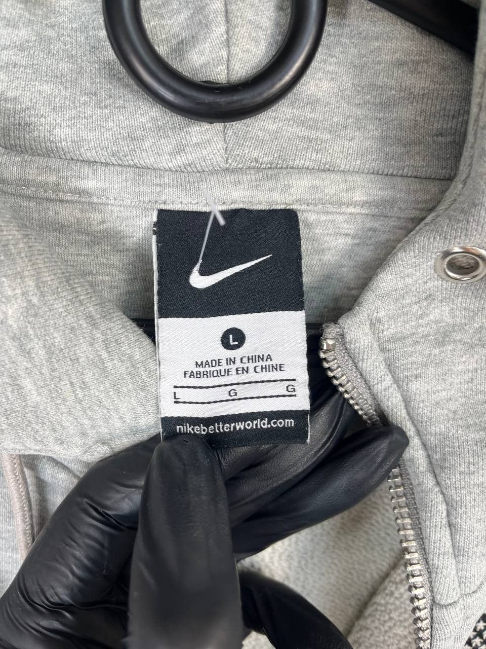 Nike Nike Usa Flag Zip Hoodie Grey Full Zip Sweatshirt American L Size US L / EU 52-54 / 3 - 5 Thumbnail
