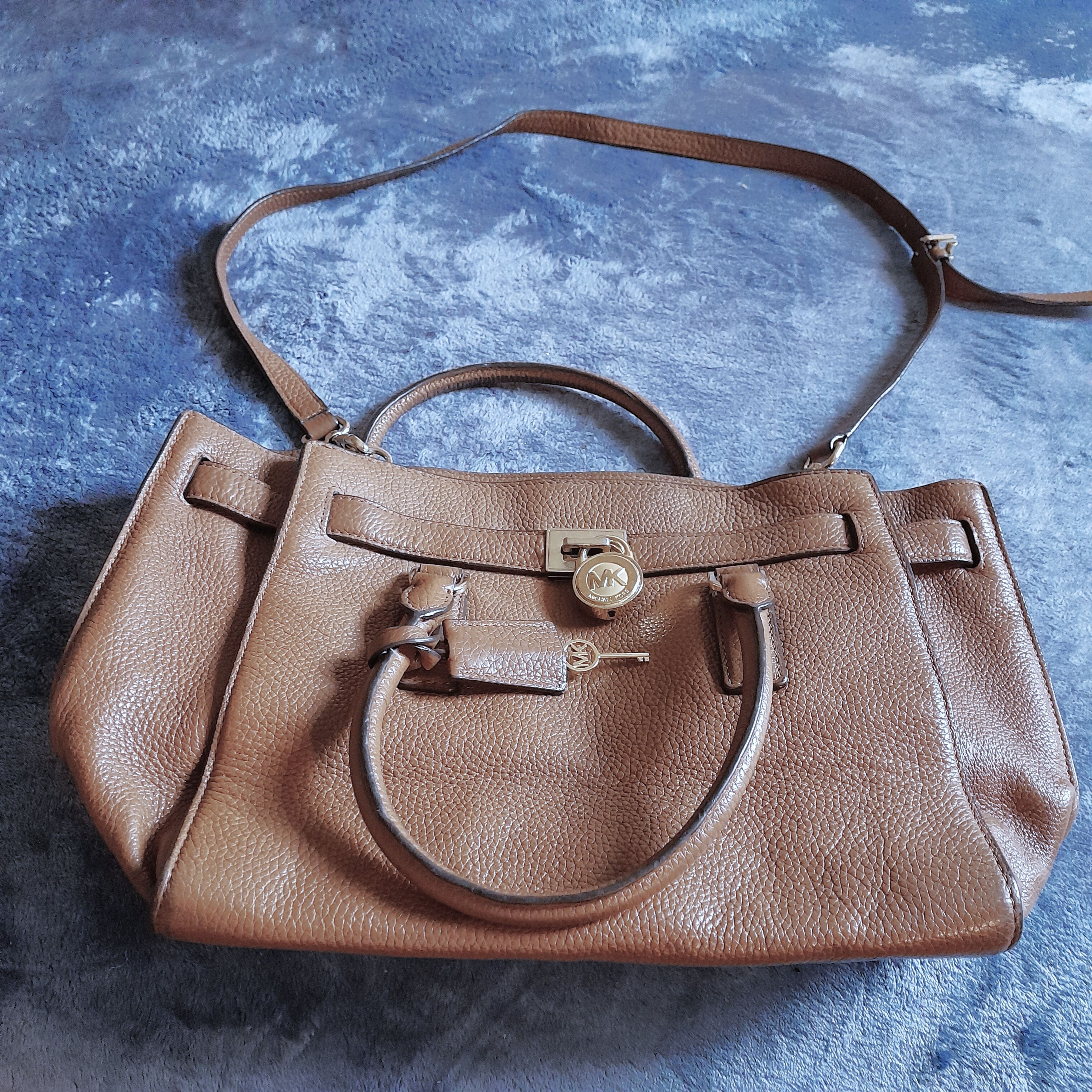 Michael Kors Michael Kors Women’s Brown Crossbody Leather Bag Size ONE SIZE - 1 Thumbnail
