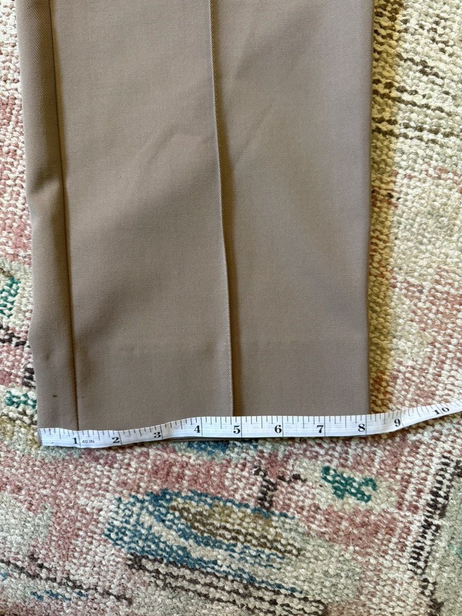 AMI Ami Paris Brown Pleated Trousers Size US 30 / EU 46 - 9 Thumbnail