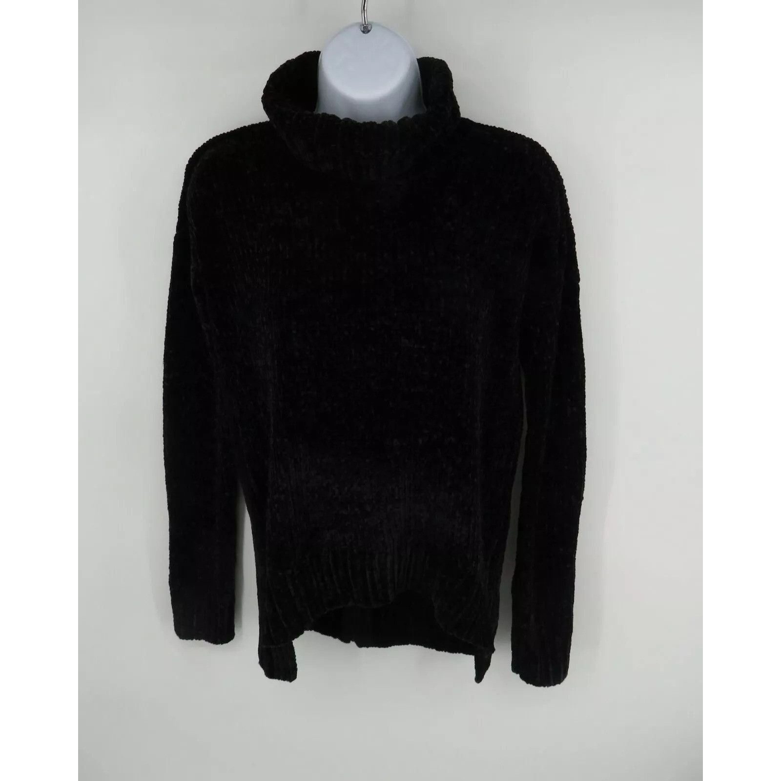 Other Marled High Low Turtleneck Sweater XS Black NWT $70 Size XS / US 0-2 / IT 36-38 - 1 Thumbnail