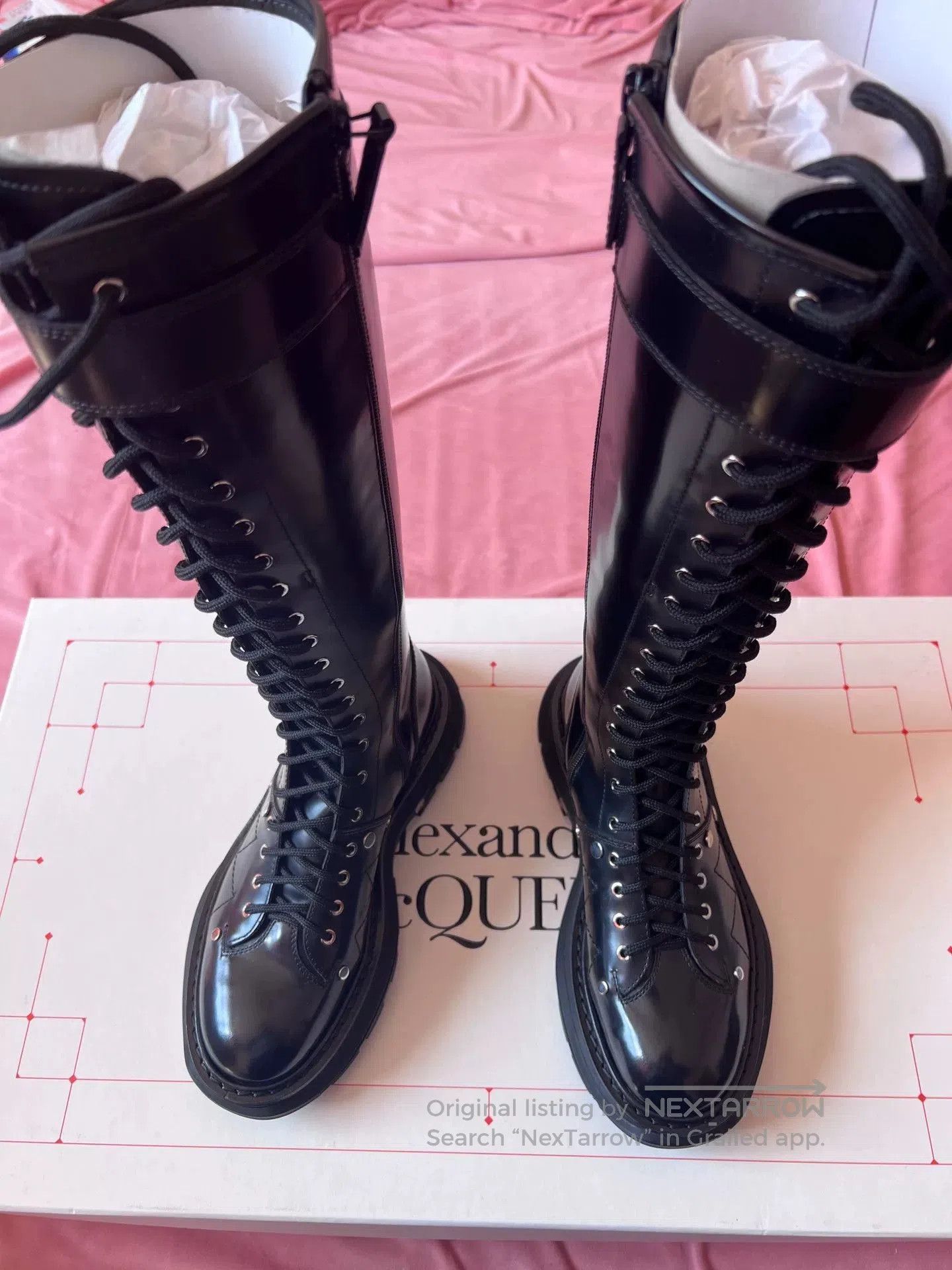 Alexander McQueen Alexander McQueen Tread Boots. Size US 6.5 / IT 36.5 - 1 Thumbnail