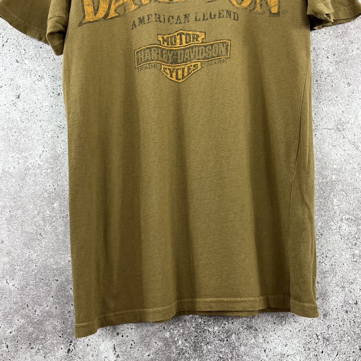 Harley Davidson Harley Davidson Vintage 2009 Tee Big Logo Brown Size M Size US M / EU 48-50 / 2 - 5 Thumbnail