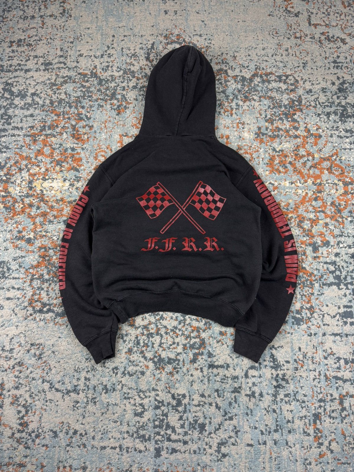 Vintage Vintage 2004 The Carburetors pain is temporary band hoodie Size US S / EU 44-46 / 1 - 2 Thumbnail