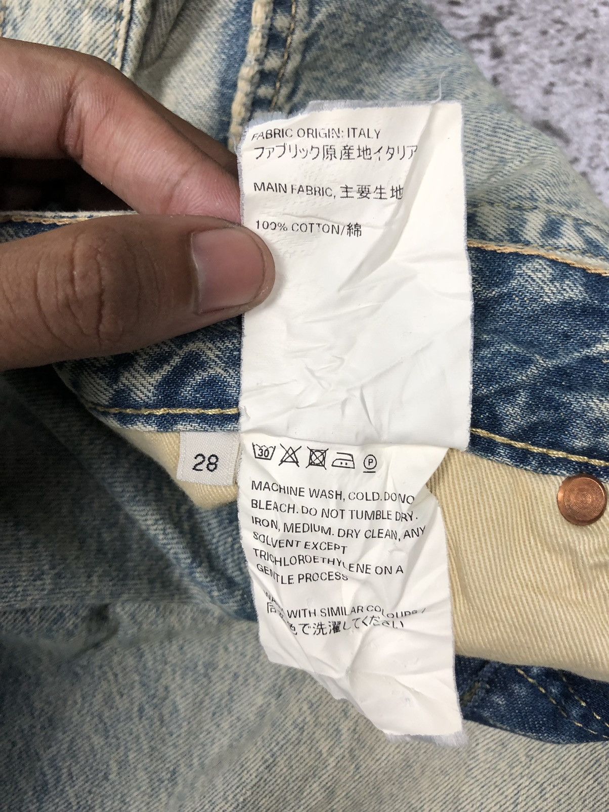 Our Legacy Our Legacy Denim Pants Size US 30 / EU 46 - 11 Thumbnail