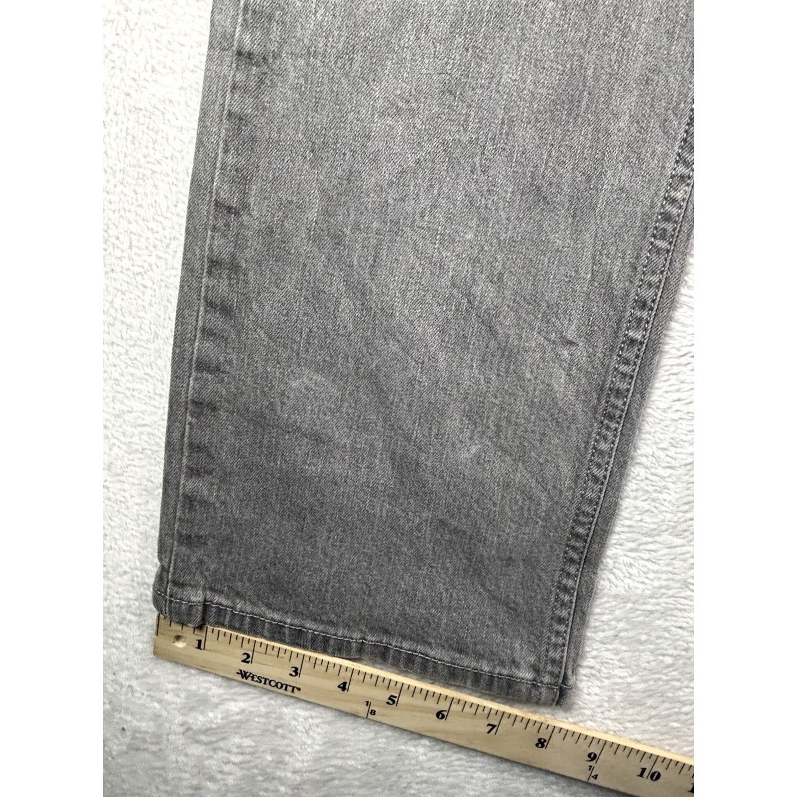 Levi's VTG Levi's 514 Jeans Mens 34x34 Gray Regular Straight Stretch Denim Size US 34 / EU 50 - 5 Thumbnail