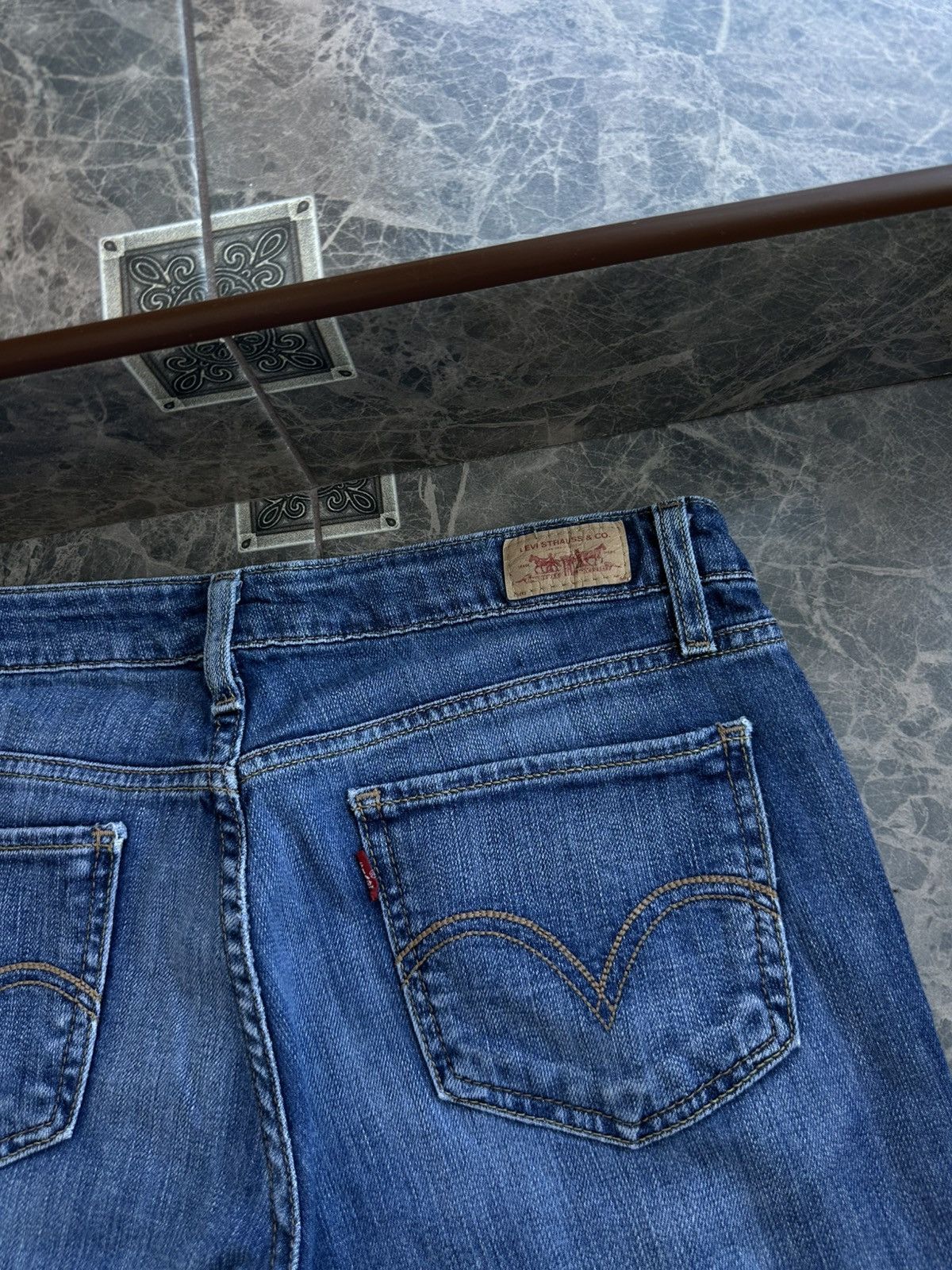 Levi's Vintage Levi’s 518 Low Rise Bootcut Woman Jeans Sz M Size 30" / US 8 / IT 44 - 5 Thumbnail