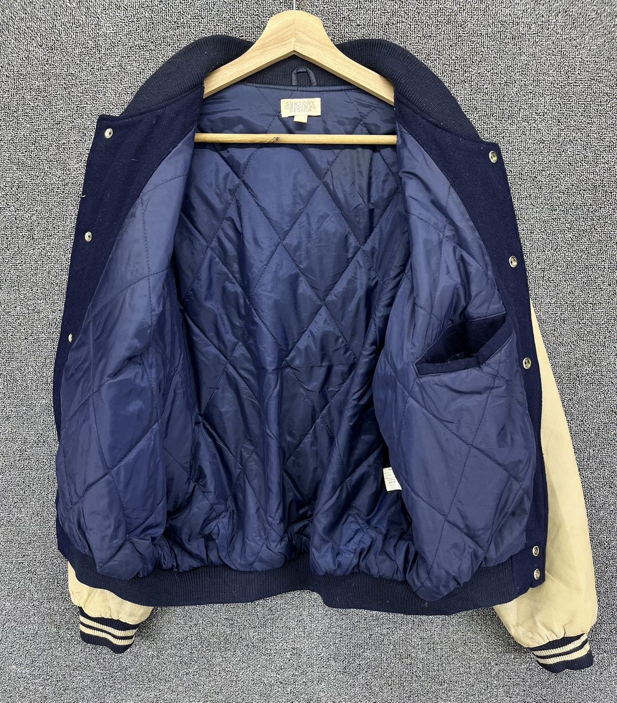 Japanese Brand Vintage Suntory Coffee Boss Varsity Leather Jacket Size US M / EU 48-50 / 2 - 7 Thumbnail