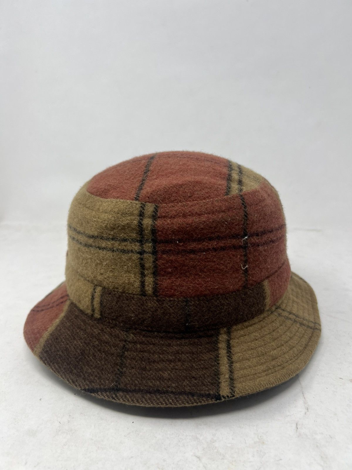 Jean Charles De Castelbajac Jeans Charles Castelbajac Plaid Pattern Hat Cap Size ONE SIZE - 3 Thumbnail