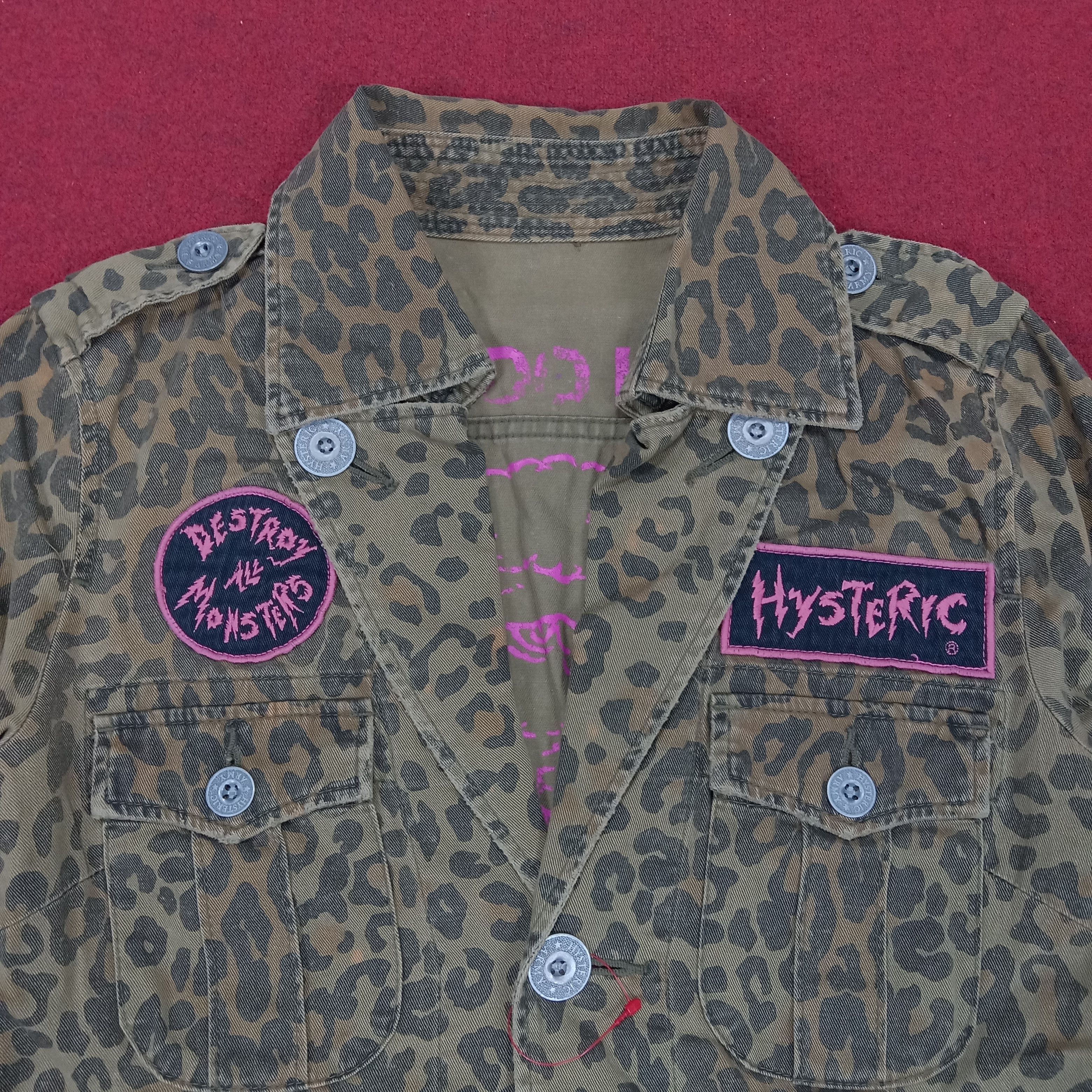Hysteric Glamour × Japanese Brand × Vintage Hysteric Glamour Rock Punk Rare Camo Design Style Jacket Size XS / US 0-2 / IT 36-38 - 3 Thumbnail