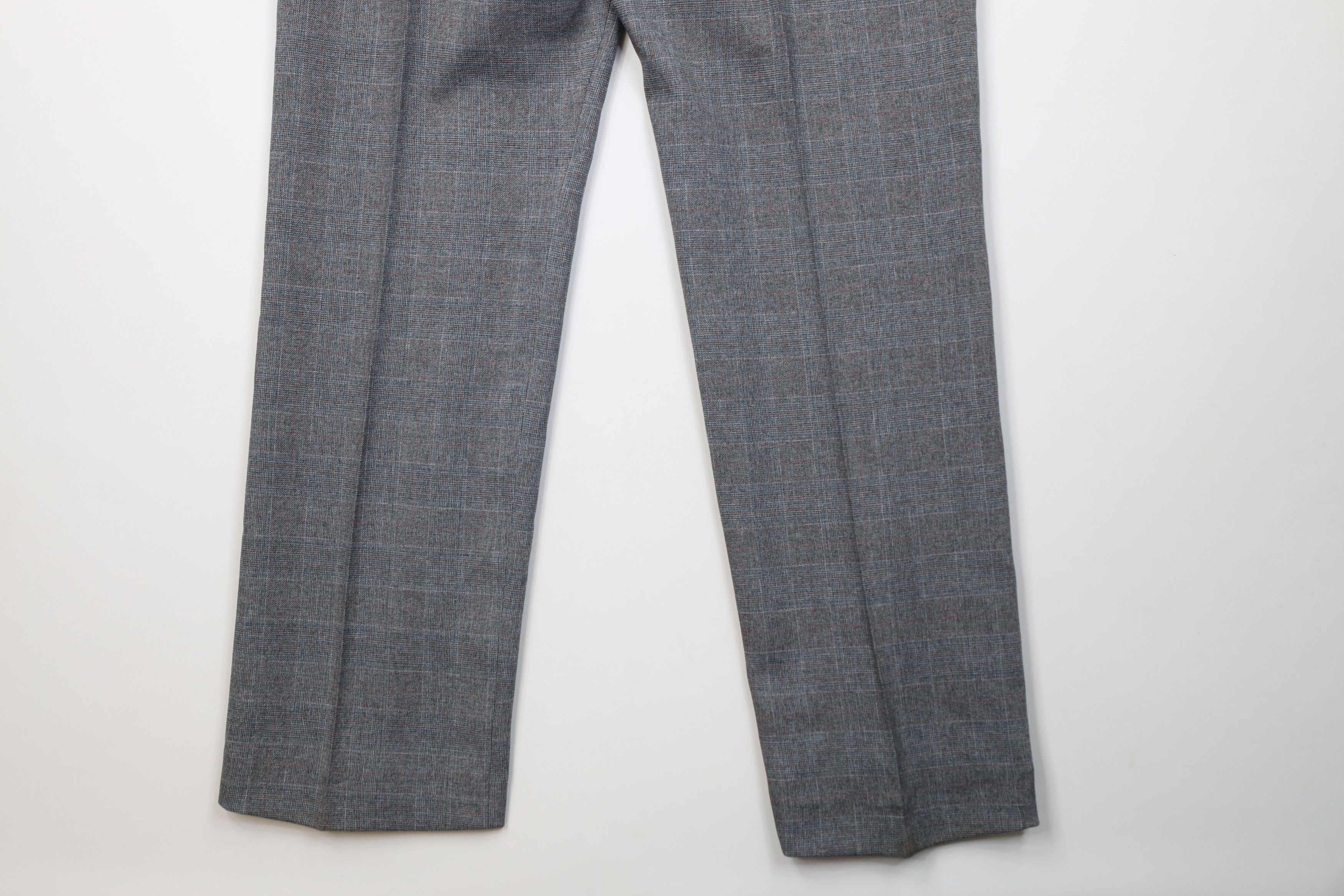 Vintage Vintage 70s Streetwear Flared Wide Leg Chino Pants Plaid USA Size US 36 / EU 52 - 12 Thumbnail