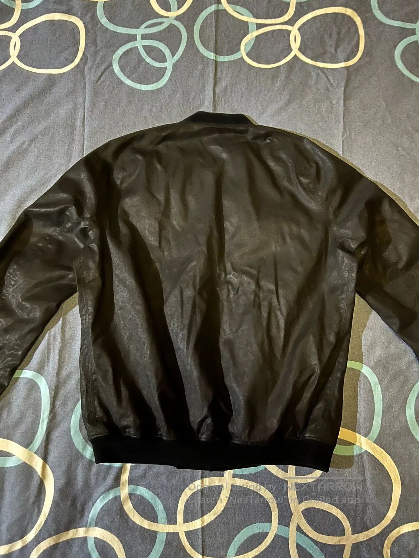 Balmain balmain coated leather bomber jacket. Size US XXL / EU 58 / 5 - 5 Thumbnail