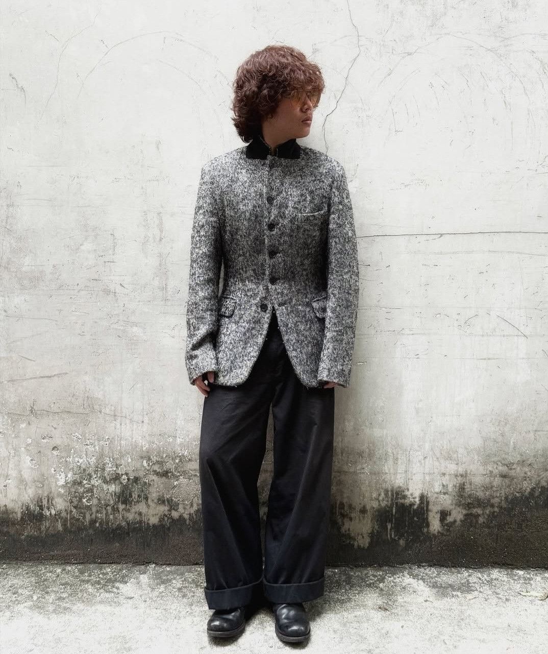 Comme des Garcons Homme Plus Comme Des Garcons Homme Plus FW2012 tweed sport jacket Size 48R - 15 Thumbnail