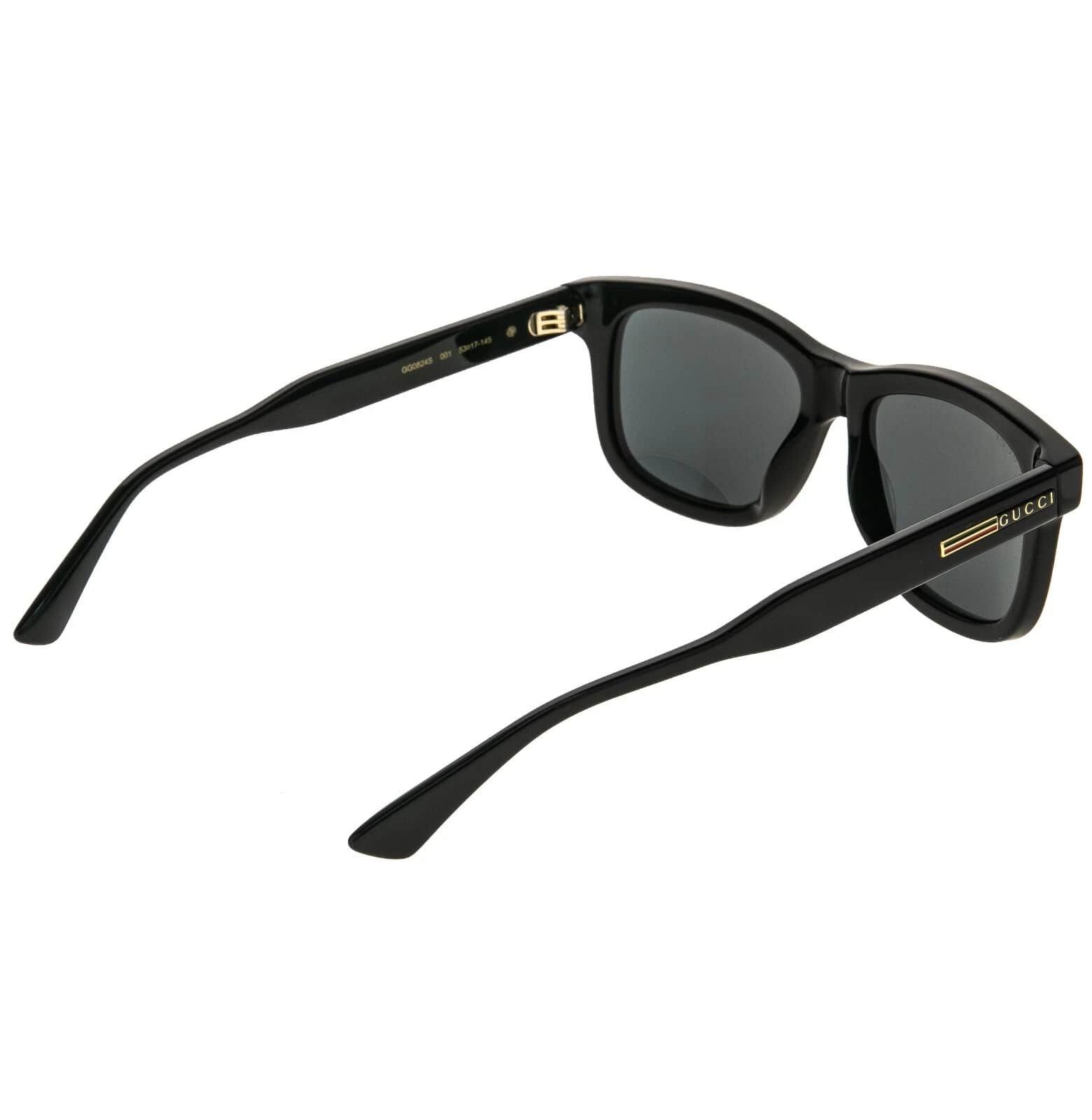 Gucci GUCCI Gg0824s 0824 Black 001 Sport Fashion Sunglasses Size ONE SIZE - 6 Thumbnail