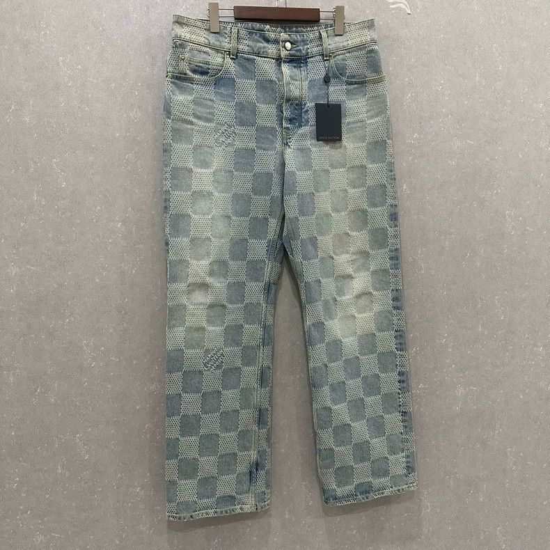 Louis Vuitton Louis Vuitton Checkerboard jeans Size US 36 / EU 52 - 3 Thumbnail