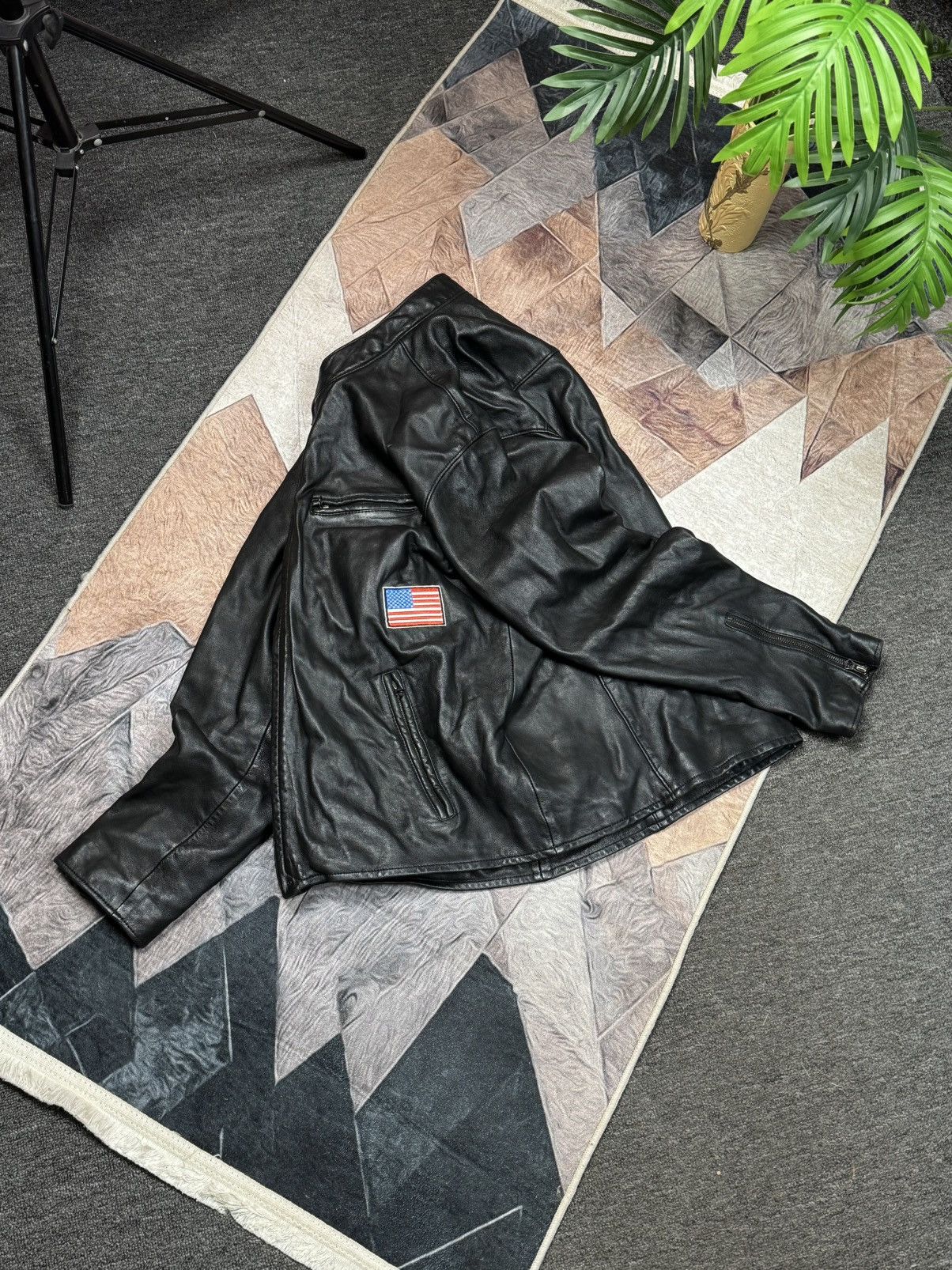 Polo Ralph Lauren Polo Ralph Lauren Leather Racer Moto Biker Jacket Size XXL Size US XXL / EU 58 / 5 - 23 Thumbnail