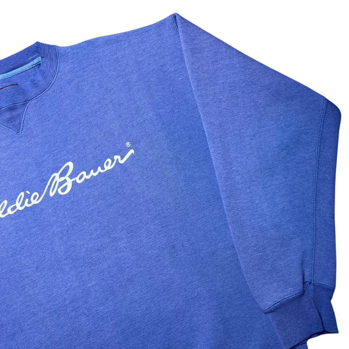 Eddie Bauer × Vintage Vintage 1980s Eddie Bauer Spell Out Pullover Sweatshirt Size US XL / EU 56 / 4 - 16 Thumbnail
