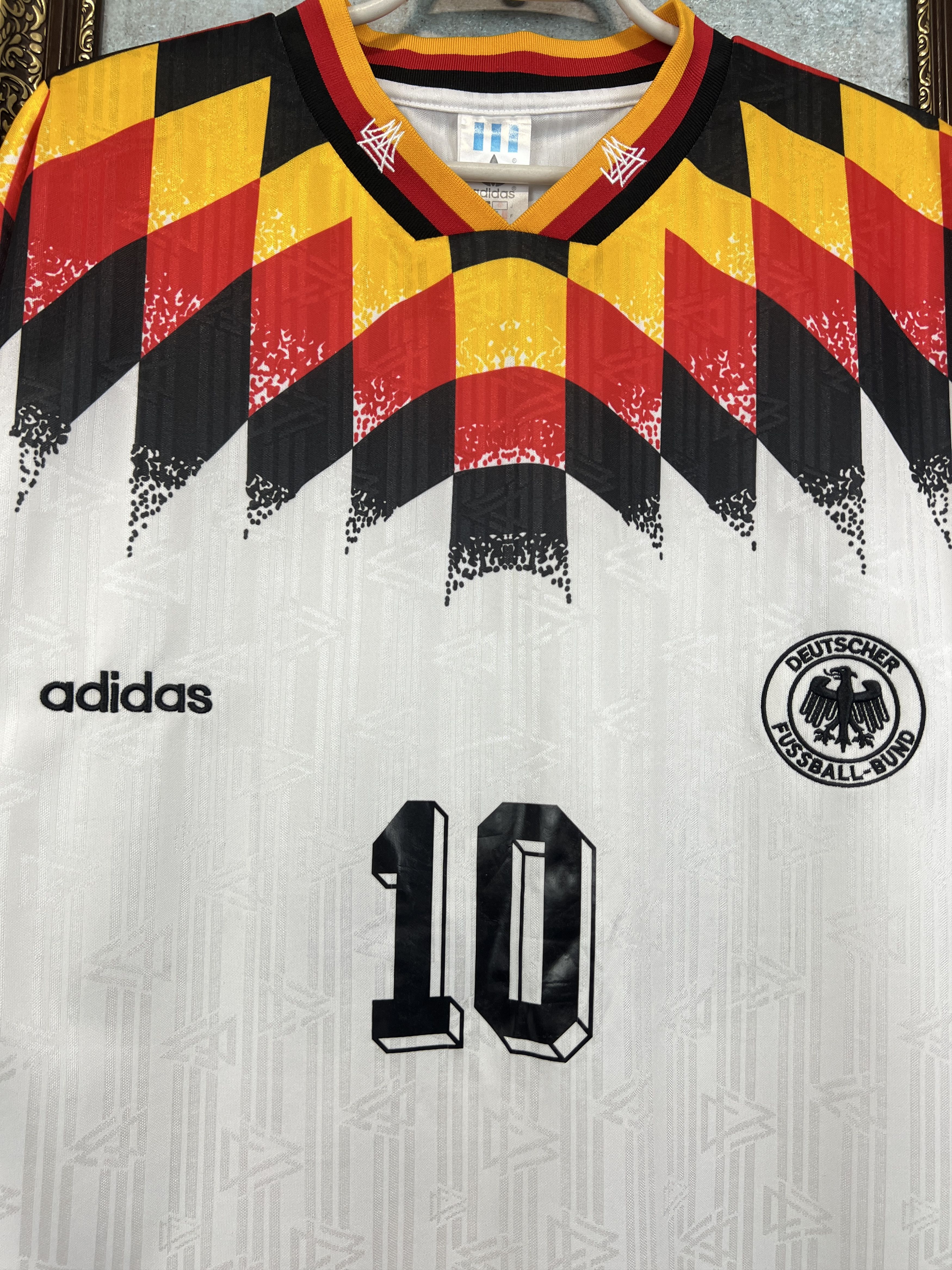 Vintage Germany Football Shirt Matthaus Replica Soccer Trikot Jersey Size US XL / EU 56 / 4 - 3 Thumbnail