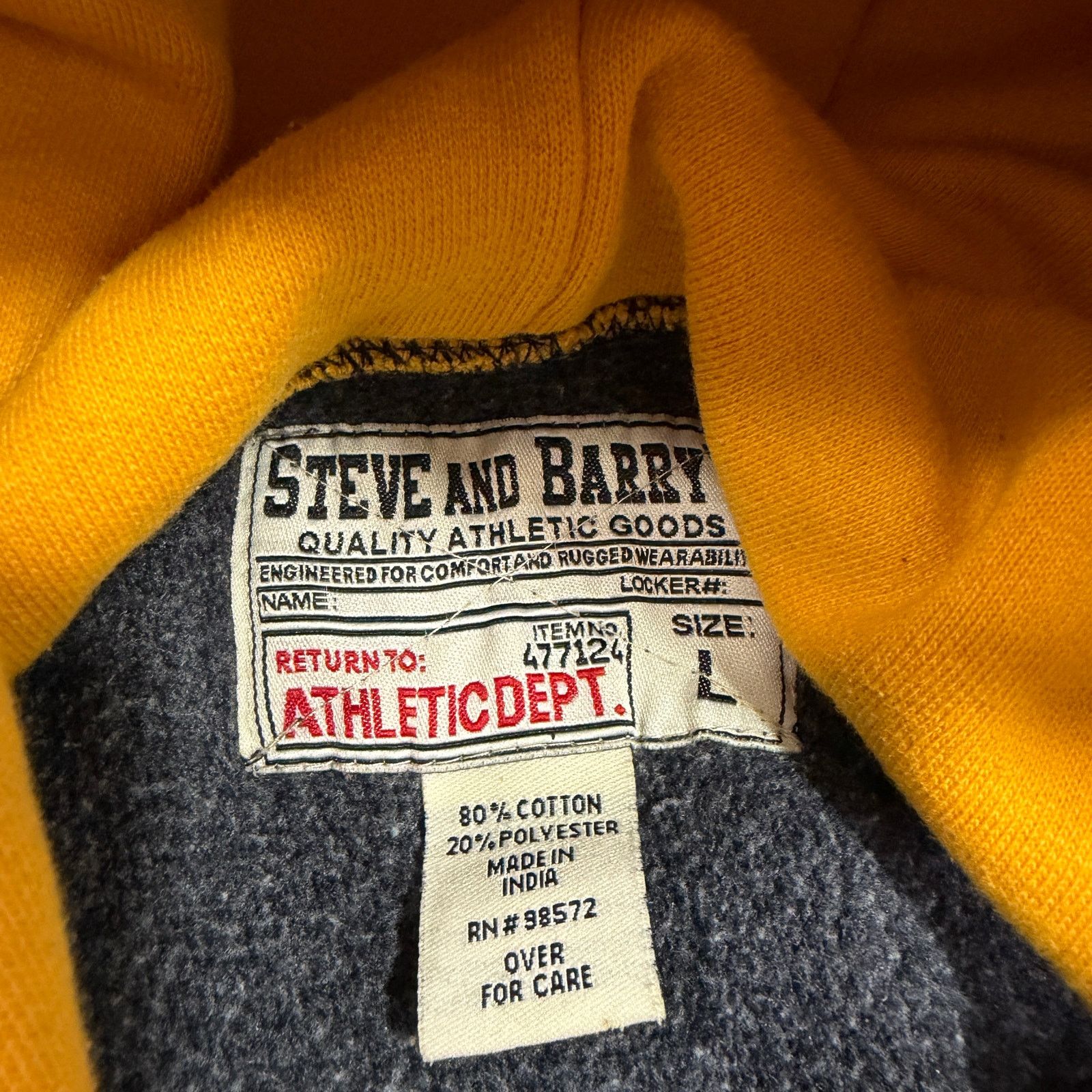 Vintage Vintage Michigan Wolverines Hoodie Men's Large Blue Yellow Size US L / EU 52-54 / 3 - 5 Thumbnail