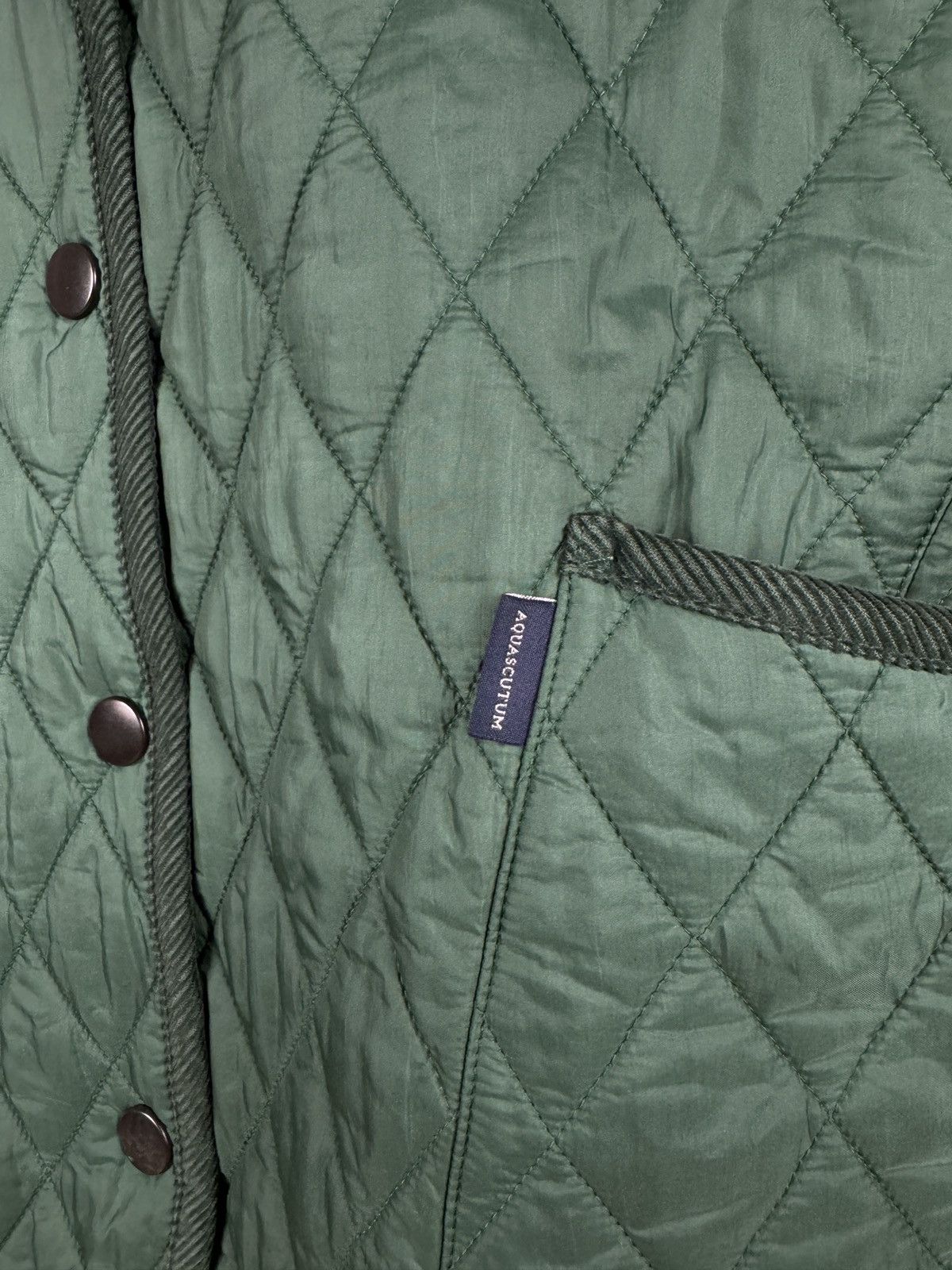 Aquascutum Aquascutum Green Quilted women’s jacket check size M Size M / US 6-8 / IT 42-44 - 8 Thumbnail