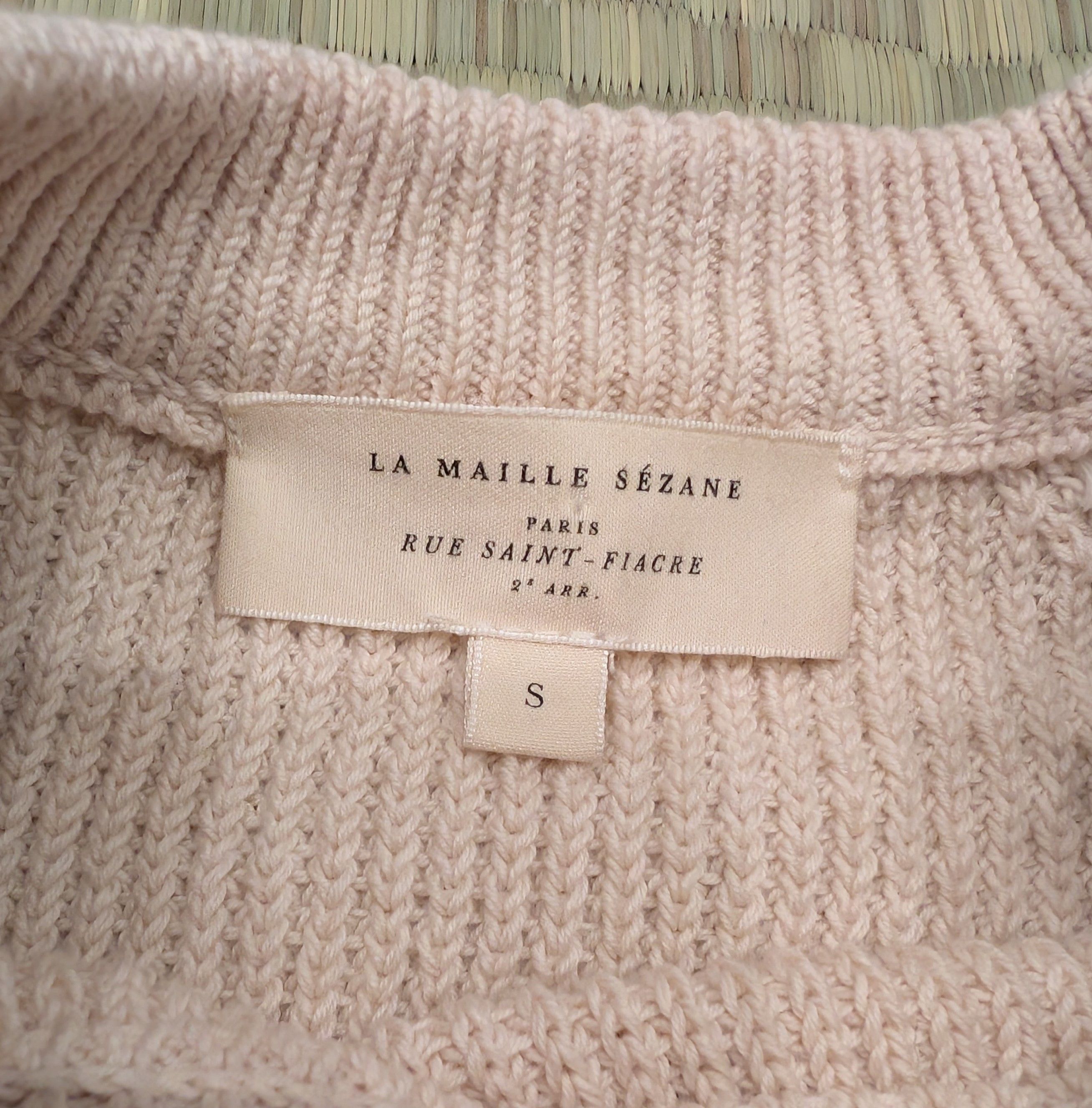 Sezane Sezane Gary Stripe Organic Cotton Knit Jumper Made in Italy Size S / US 4 / IT 40 - 3 Thumbnail
