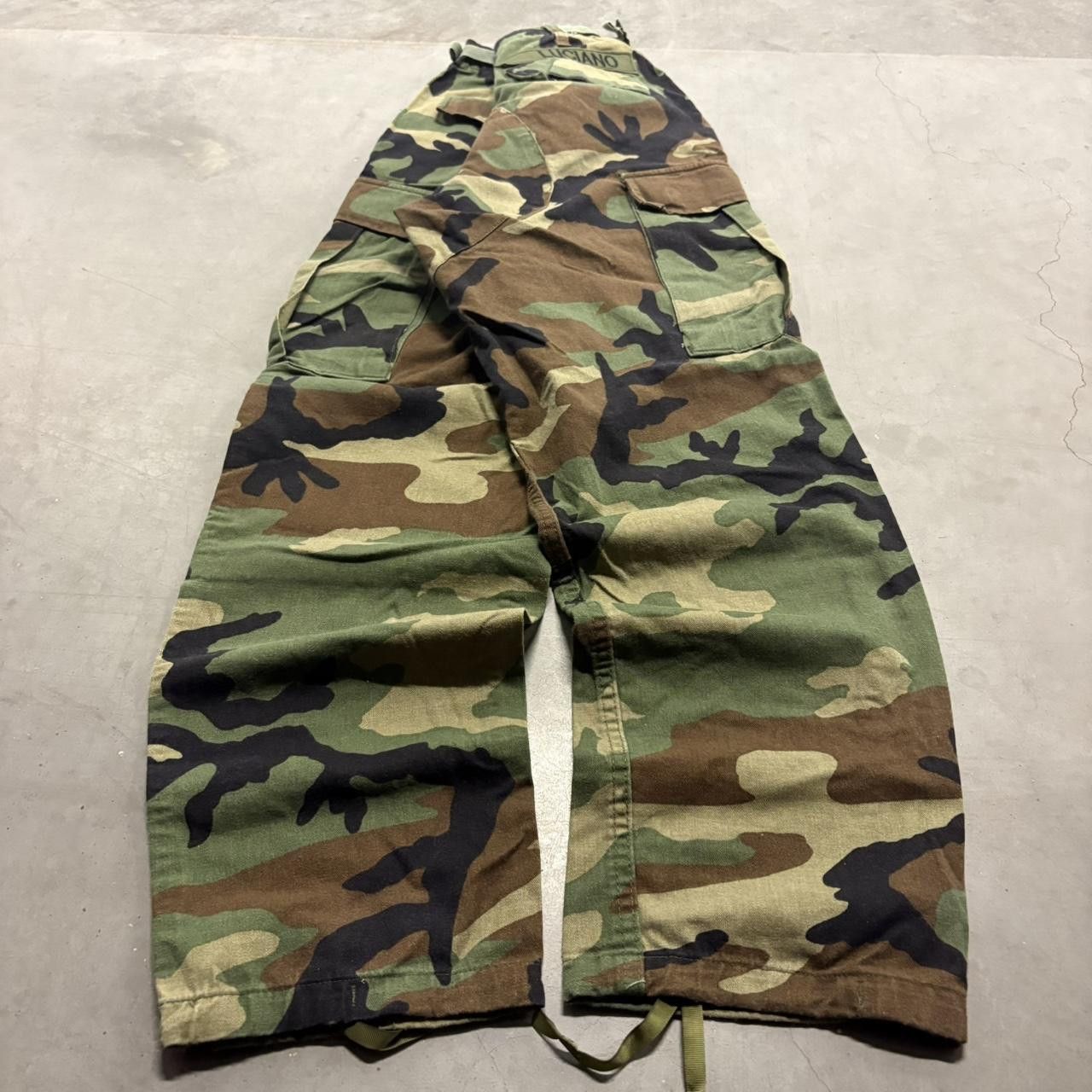 Vintage Crazy Vintage Y2K/2000s Baggy Dark Military Style Streetwear Grunge Camo Pants! Size US 28 / EU 44 - 4 Thumbnail