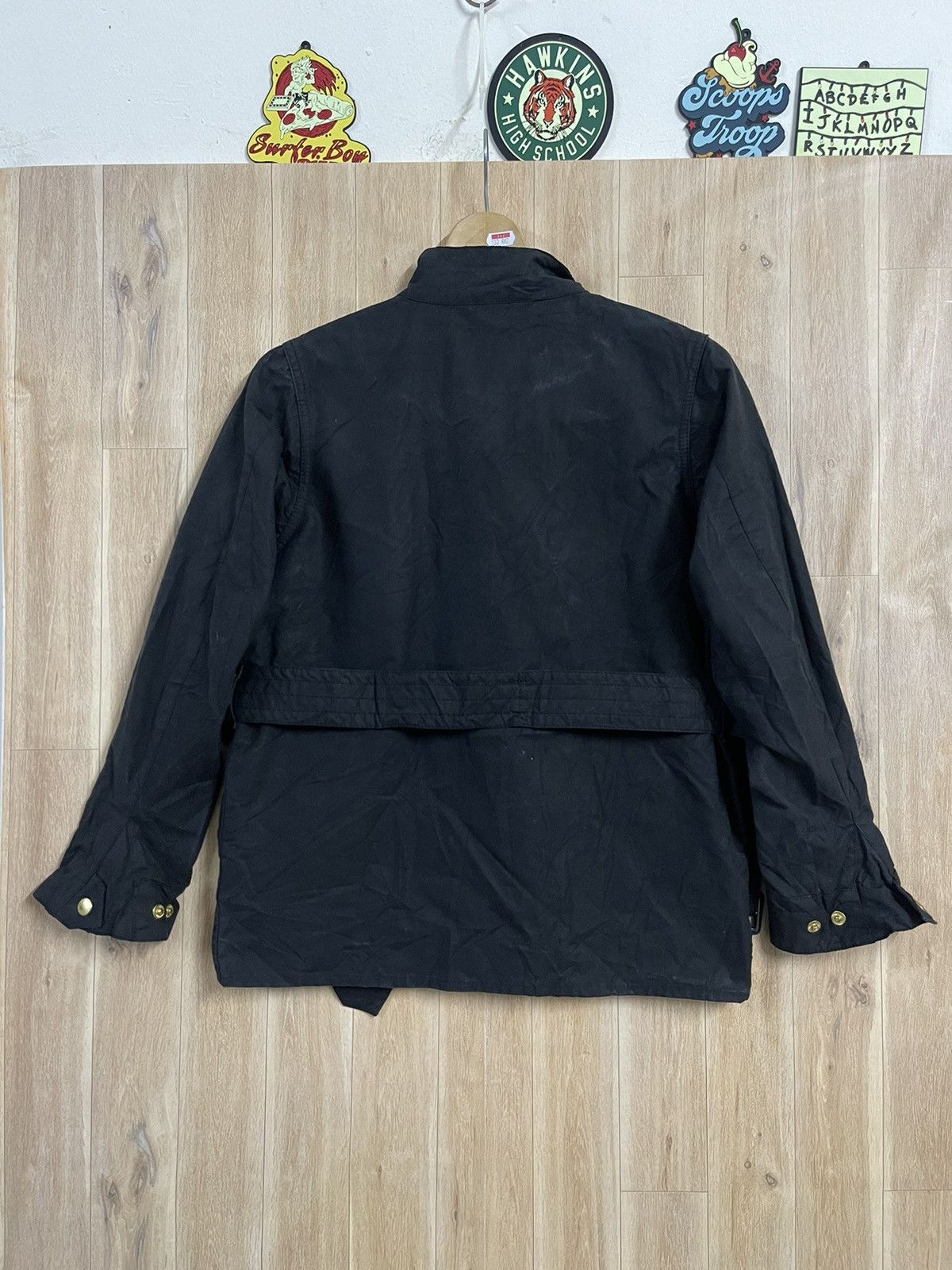 Barbour × Vintage Vintage Barbour Ladies Jacket For Cafe Racer Mods XL Size XL / US 12-14 / IT 48-50 - 12 Thumbnail