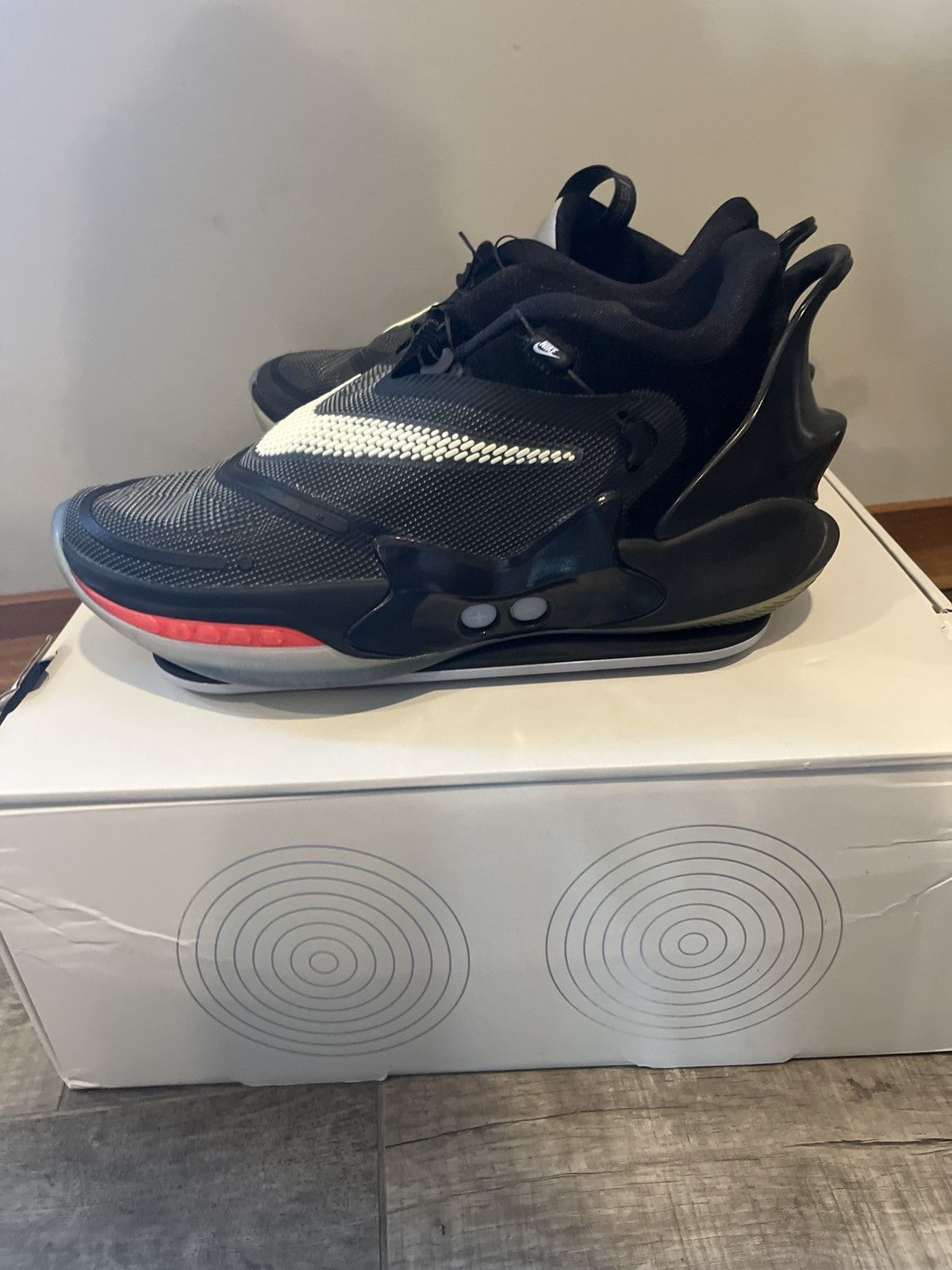 image of Nike Adapt Bb 2.0 Shoes in Black, Men's (Size 11.5)