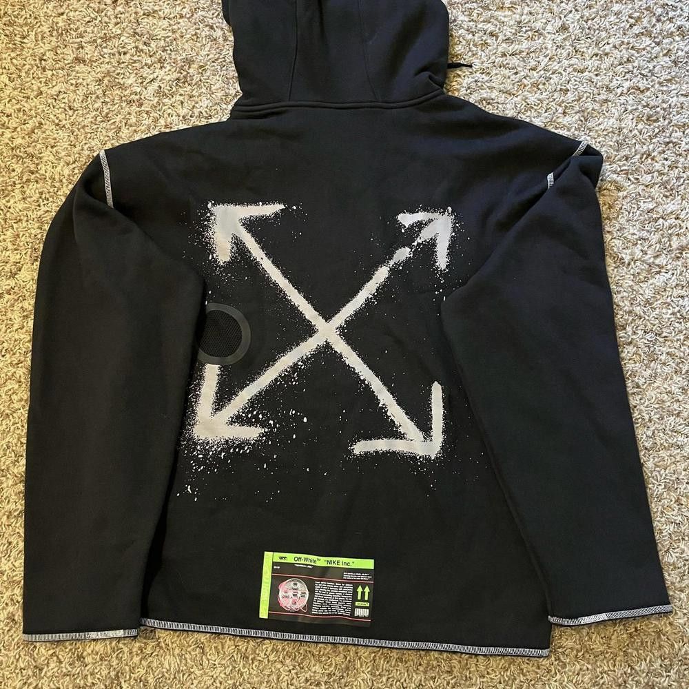 Nike Nike Off-White Hoodie Black Sample Size US M / EU 48-50 / 2 - 8 Thumbnail