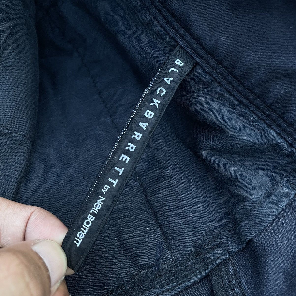 Black Barrett NEIL BARRET BY BLACK BARETT 7 POCKETS UTILITY CARGO PANTS Size US 31 - 13 Thumbnail