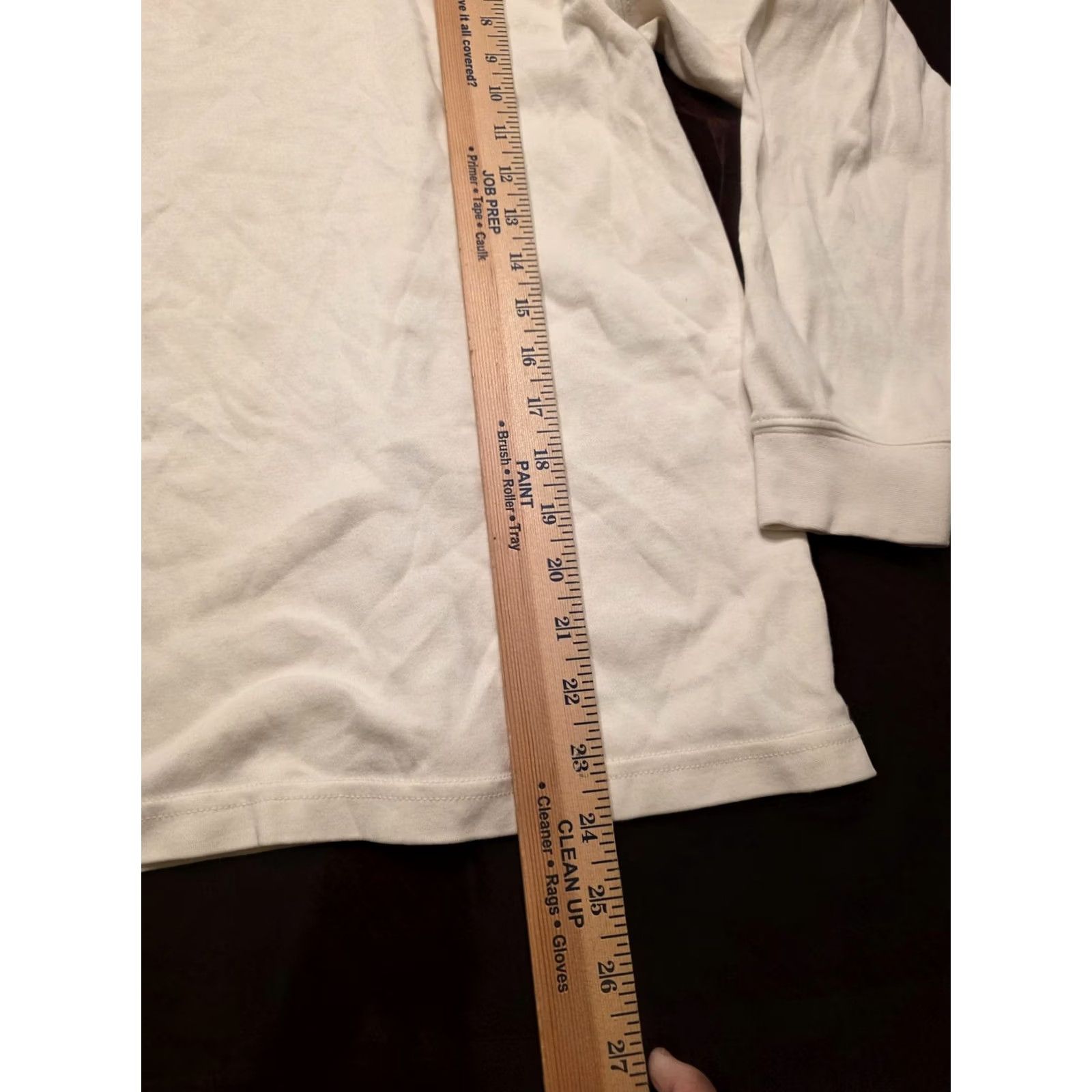 Vintage VINTAGE L.L. Bean Shirt Womens Large White Turtleneck Long Sleeve Cotton Jersey Size L / US 10 / IT 46 - 7 Thumbnail