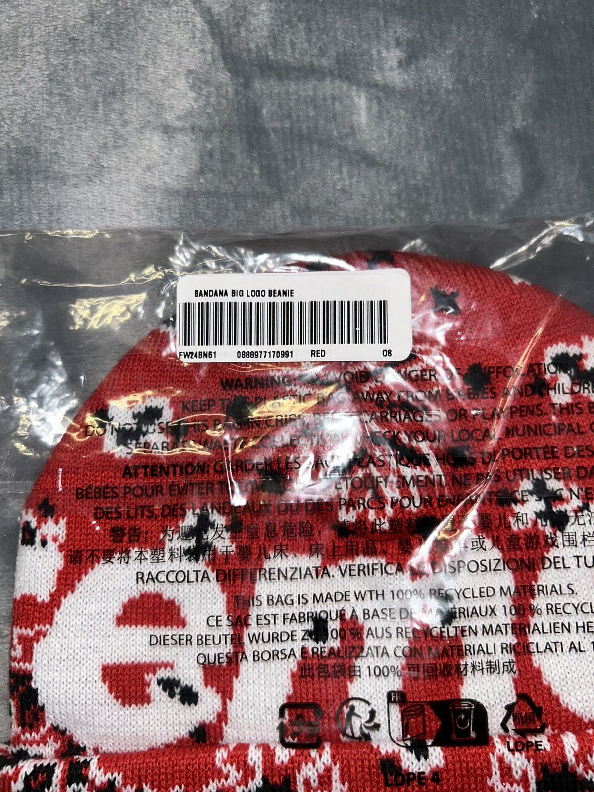 Supreme Supreme beanie sold out brand new Size ONE SIZE - 3 Thumbnail