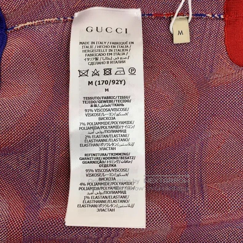 Gucci Gucci Multi-colour logo print full-print cotton round-neck Size M / US 6-8 / IT 42-44 - 6 Thumbnail