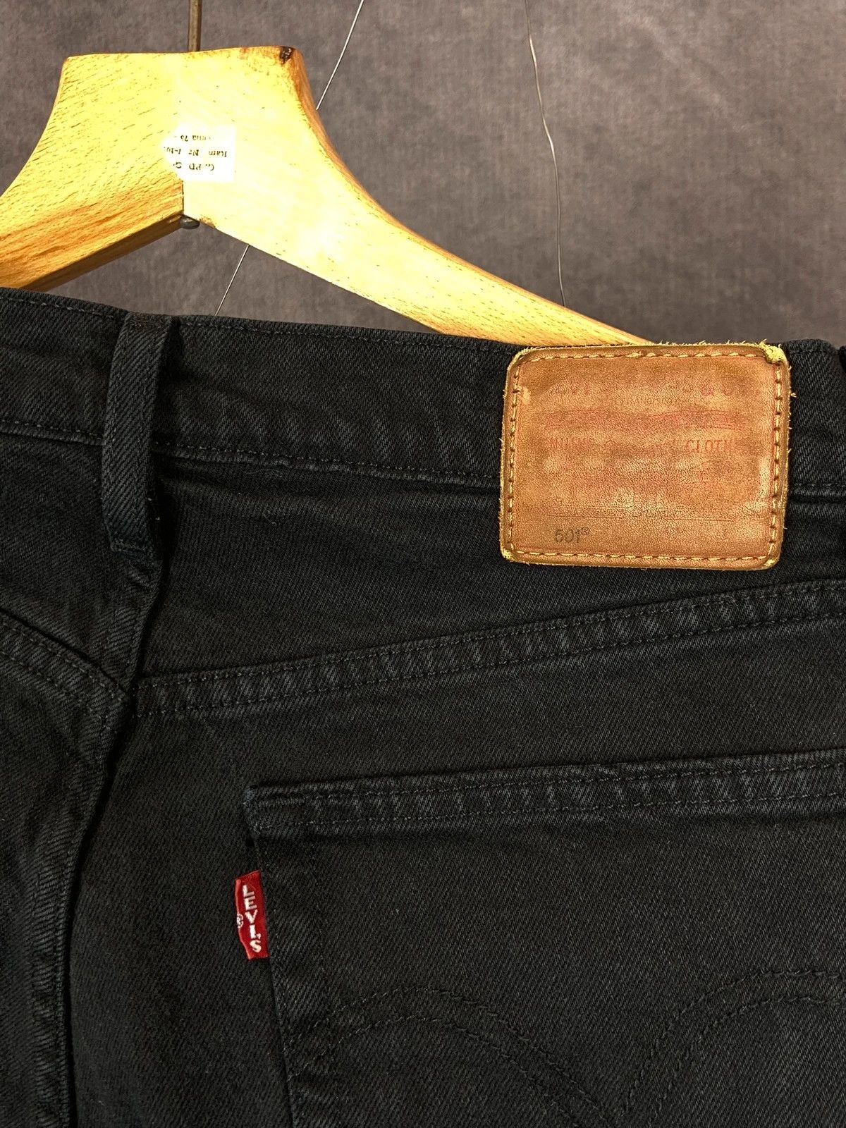 Levi's Levis Black Denim / Clean Straight Minimal (M) Size US 34 / EU 50 - 6 Thumbnail