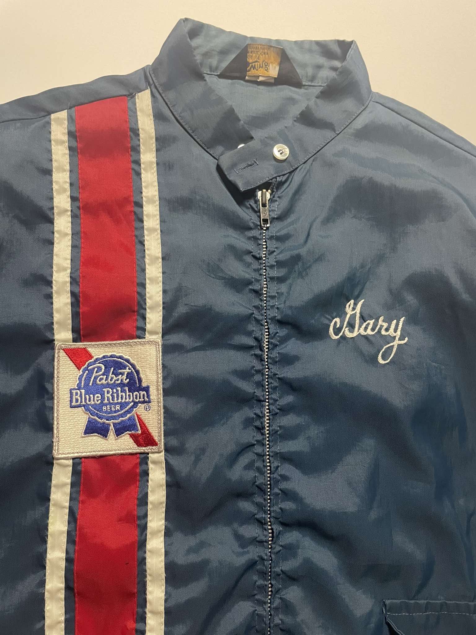 Vintage Vintage 80s Pabst Blue Ribbon Beer Jacket Size US XL / EU 56 / 4 - 3 Thumbnail