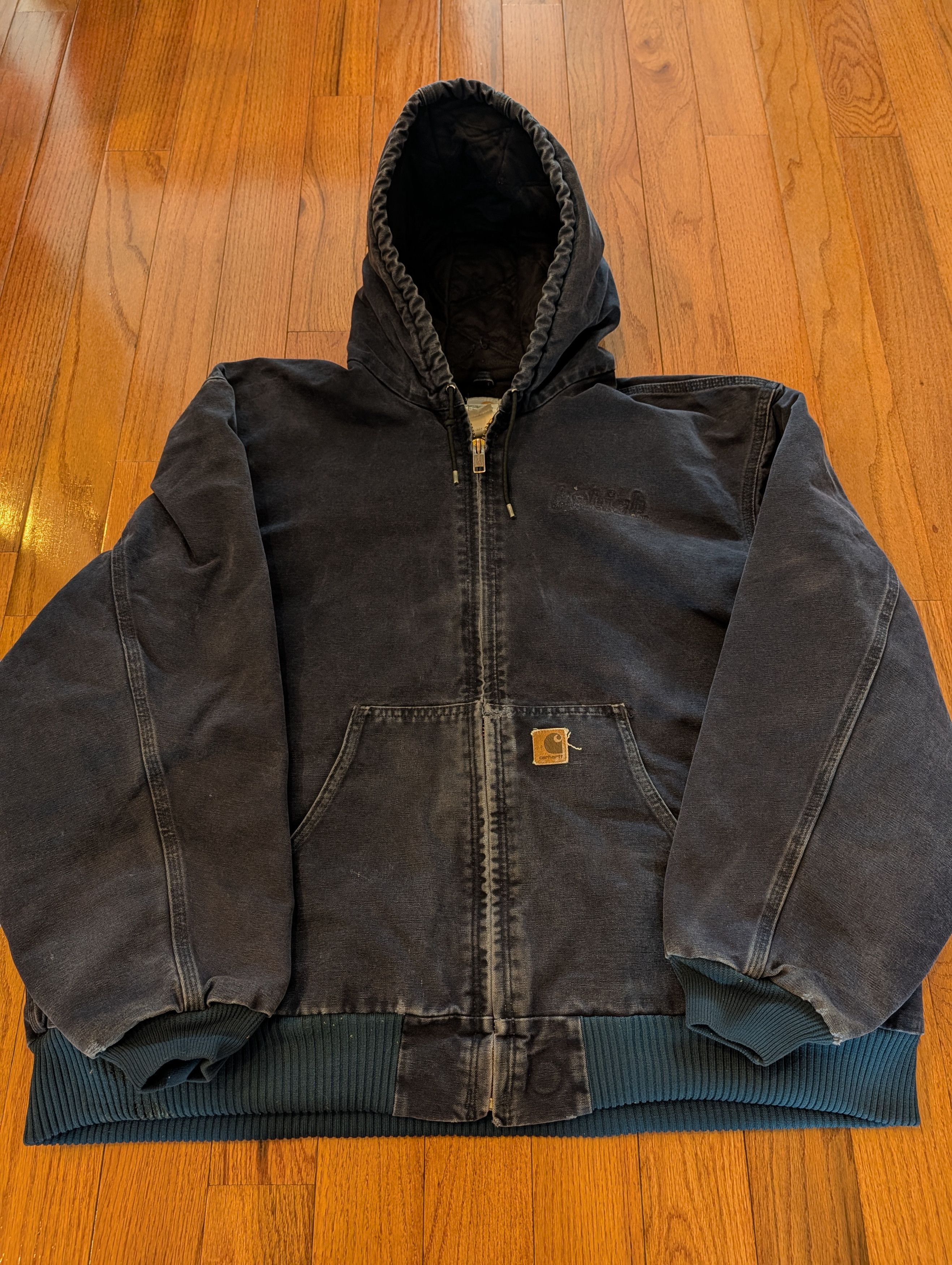 Carhartt Vintage Carhartt J130 MDT Sandstone Active Jacket Midnight Size US XXL / EU 58 / 5 - 1 Thumbnail