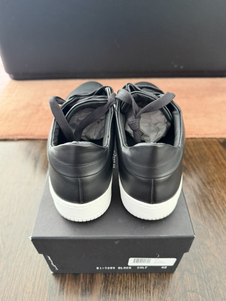 Wings + Horns Black Calf Leather Sneaker Size US 9 / EU 42 - 4 Thumbnail