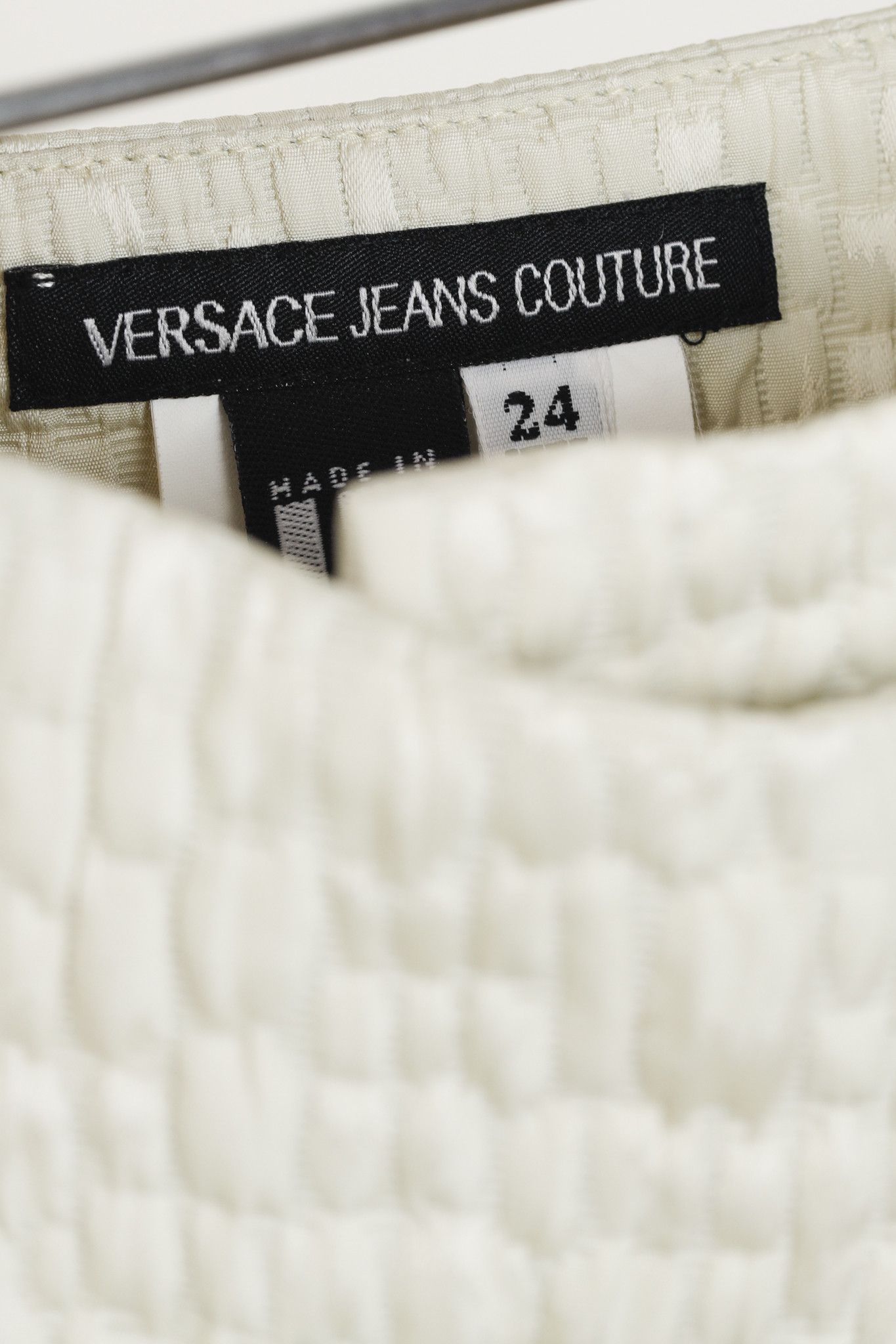 Versace Versace Jeans Couture Quilted Wrap Skirt Size 26" / US 2 / IT 38 - 4 Thumbnail