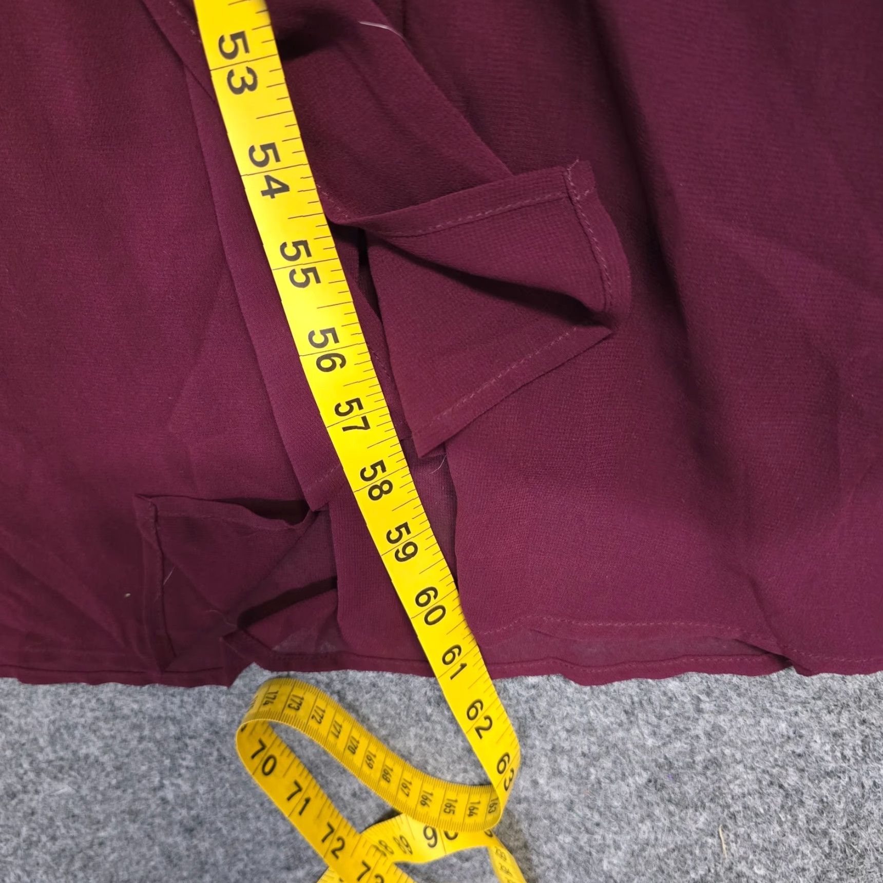 Lulus Lulus Dress Womens Size S Red Burgundy Maxi Sleeveless V-Neck Zip Lined Polyester Spandex Party/Cocktail Maxi Dress Mens? Size S / US 4 / IT 40 - 6 Thumbnail