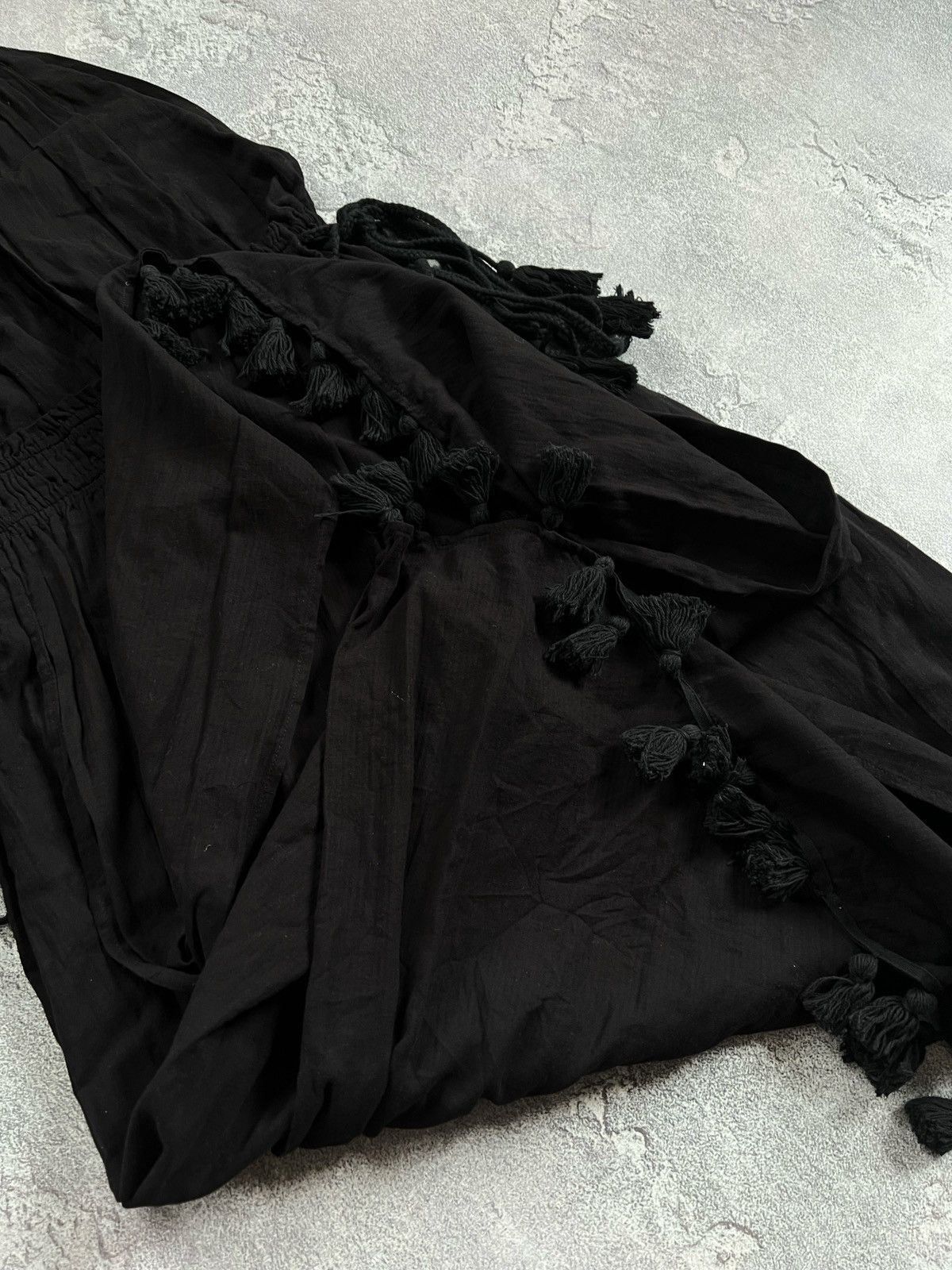 Apiece Apart × Vintage Vtg Apiece Apart New York Black Maxi Tank Dress Sleeveless Size S / US 4 / IT 40 - 7 Thumbnail