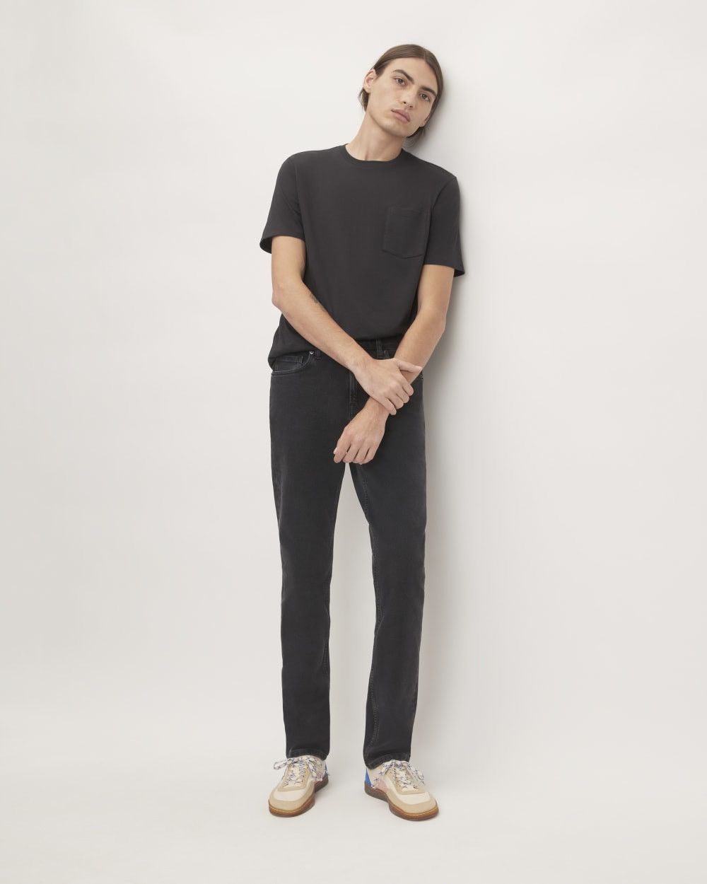 Everlane NEW Everlane 31x34 Slim Stretch Organic Jean - Washed Black Size US 31 - 1 Thumbnail