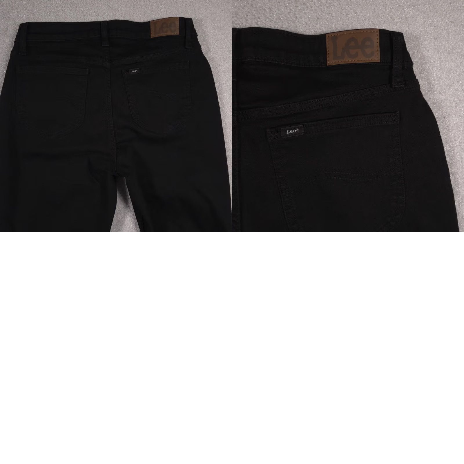 Lee Lee Jeans Womens Jeans Boot Cut Mid Rise Stretch Regular Fit 5 Pocket Black 10 M Womens Size 32" / US 10 / IT 46 - 9 Thumbnail